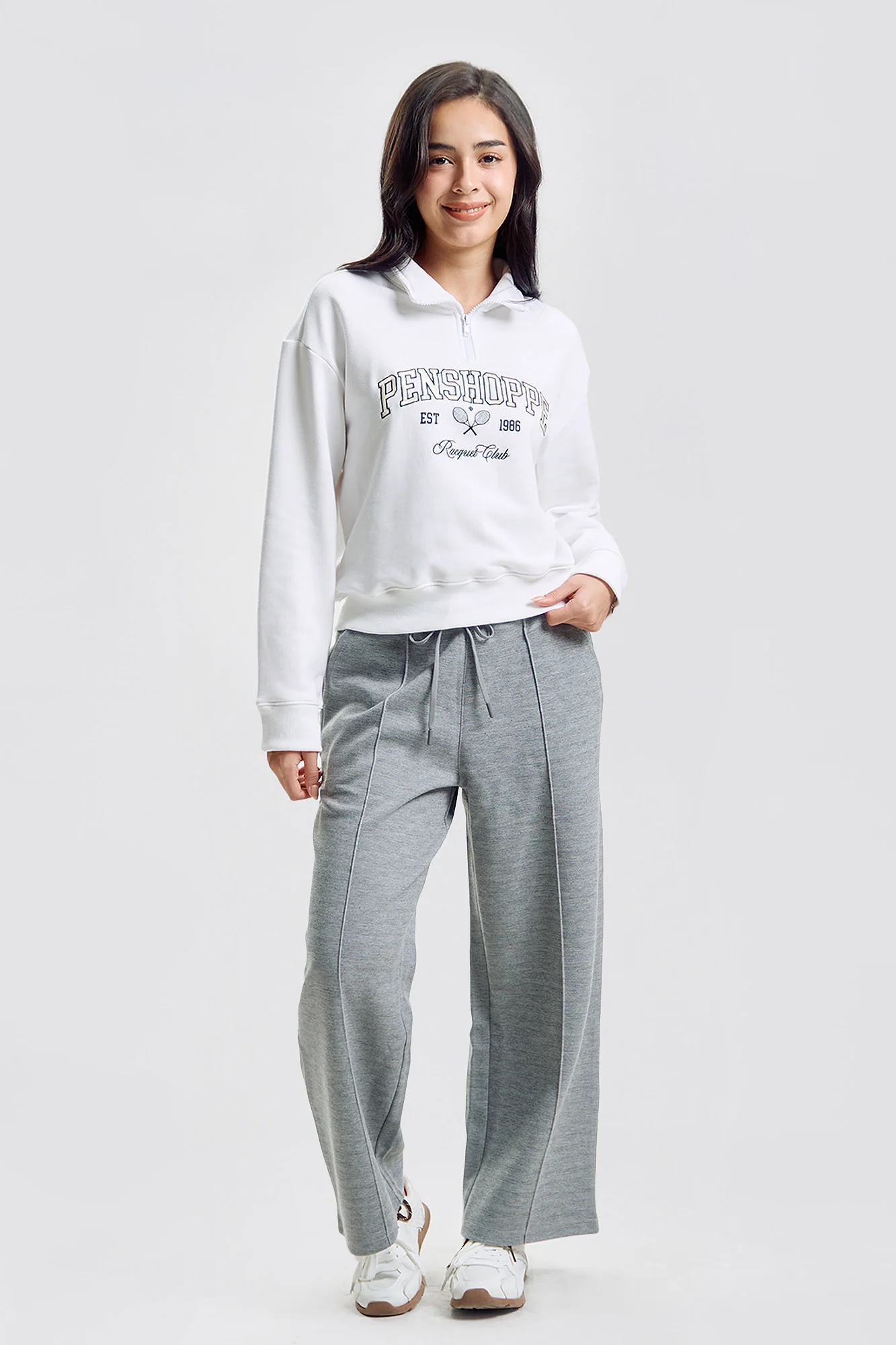 Penshoppe Relaxed Half-Zip Pullover - Image 4