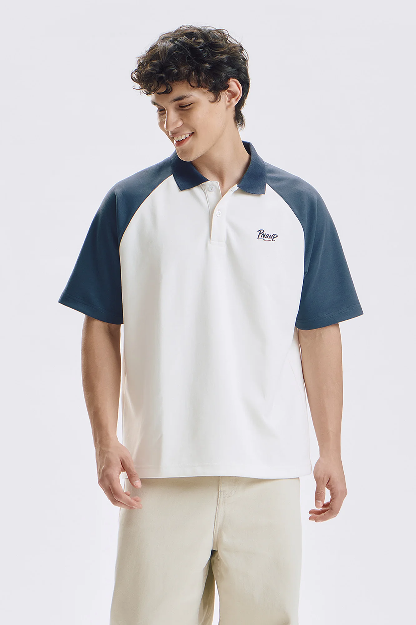 Penshoppe Relaxed Raglan Polo