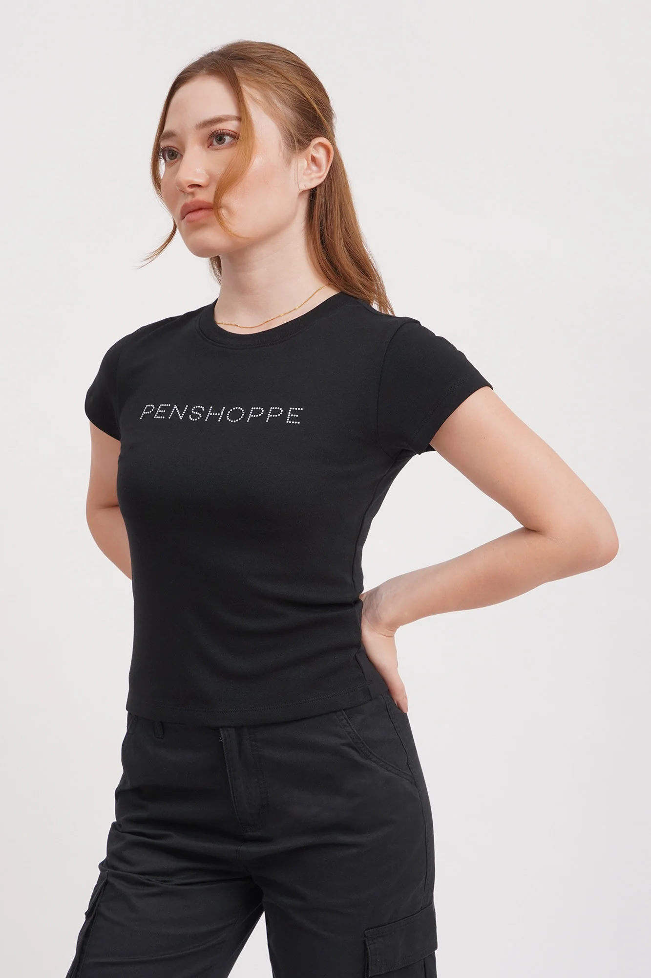 Penshoppe Studded Graphic T-Shirt - Image 3