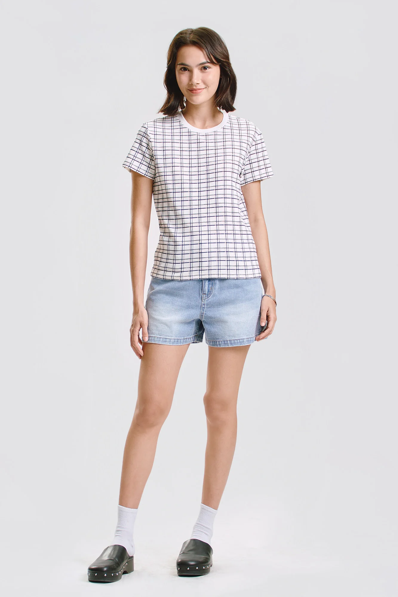 Plaid All-Over Print T-Shirt - Image 4