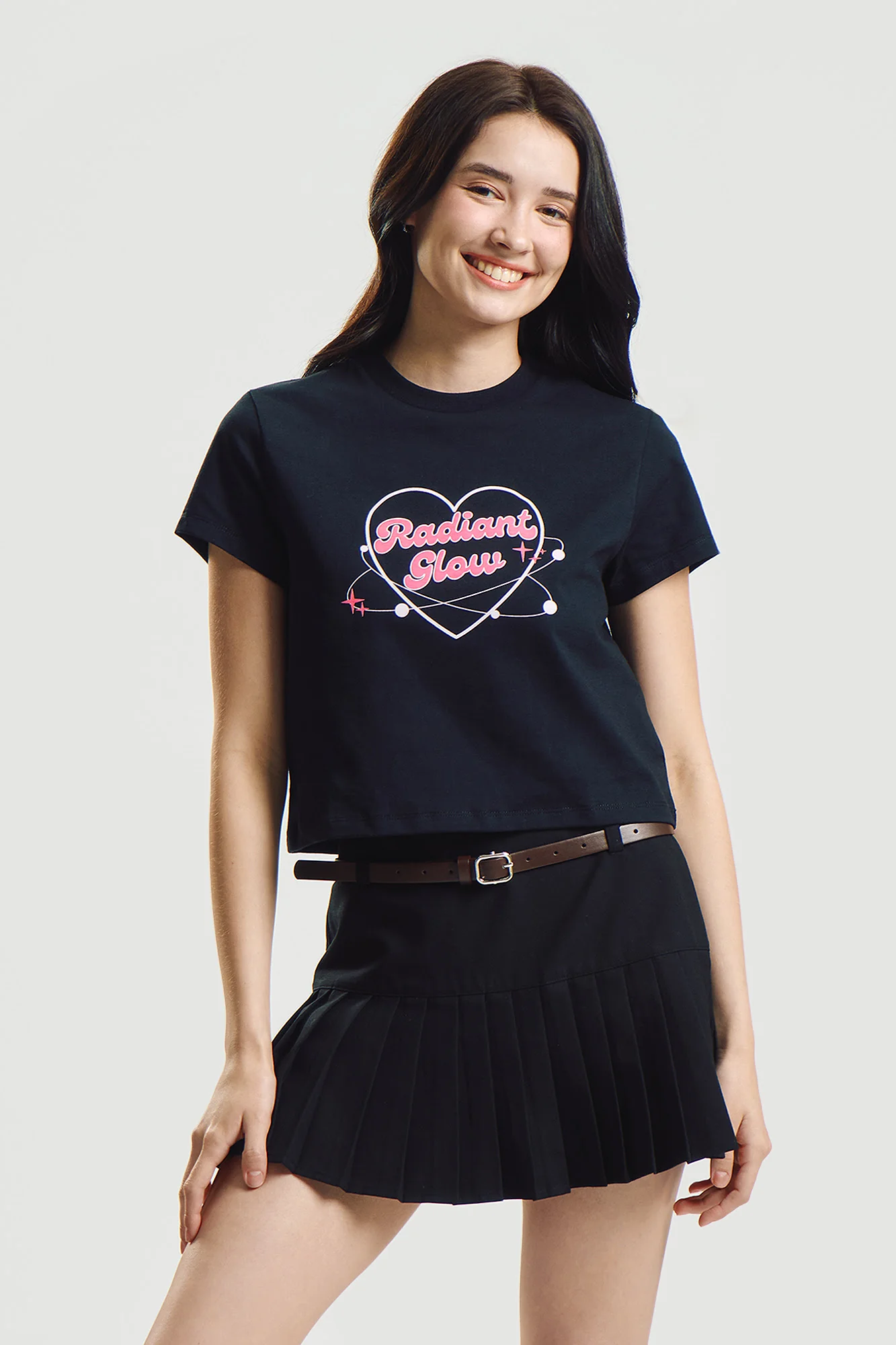 Radiant Glow Boxy Graphic T-Shirt - Image 4