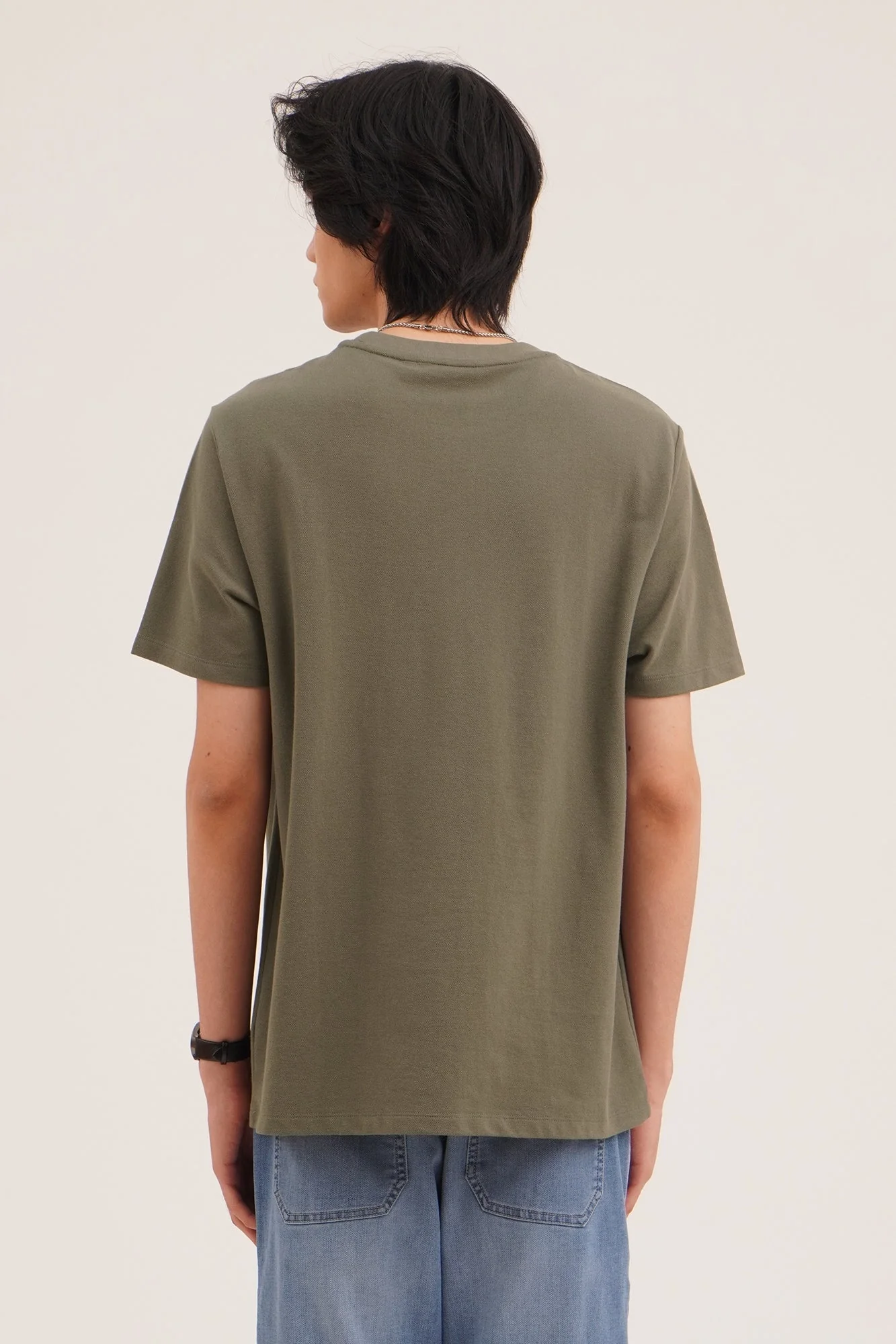 Regular Fit T-Shirt with Crew Bear Patch Embroidery - Image 15