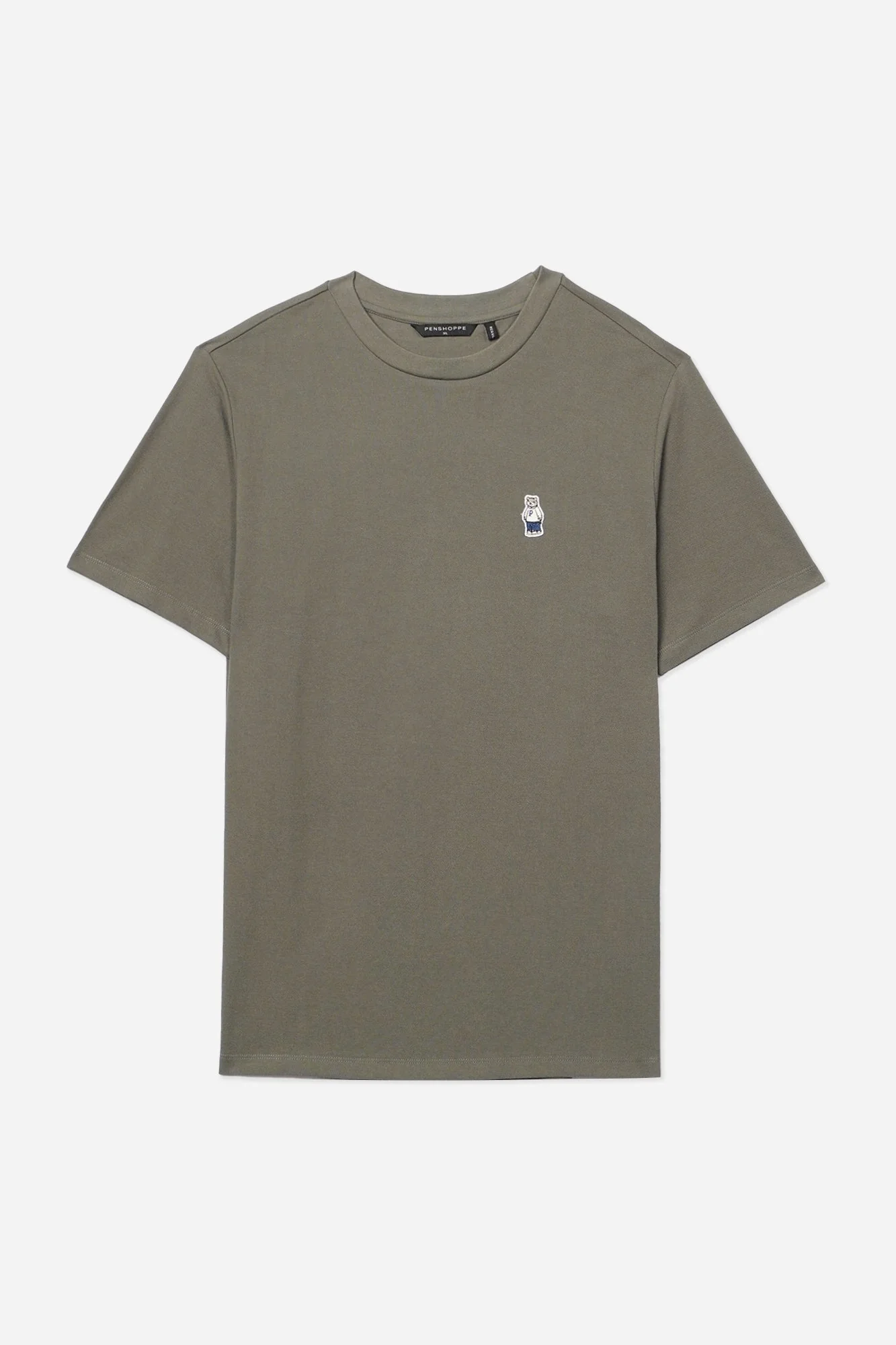 Regular Fit T-Shirt with Crew Bear Patch Embroidery - Image 17