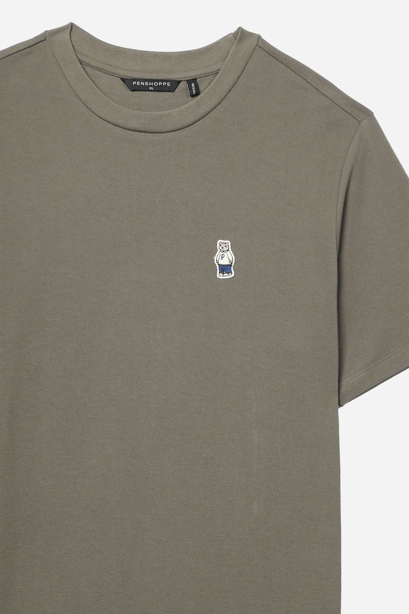 Regular Fit T-Shirt with Crew Bear Patch Embroidery - Image 18