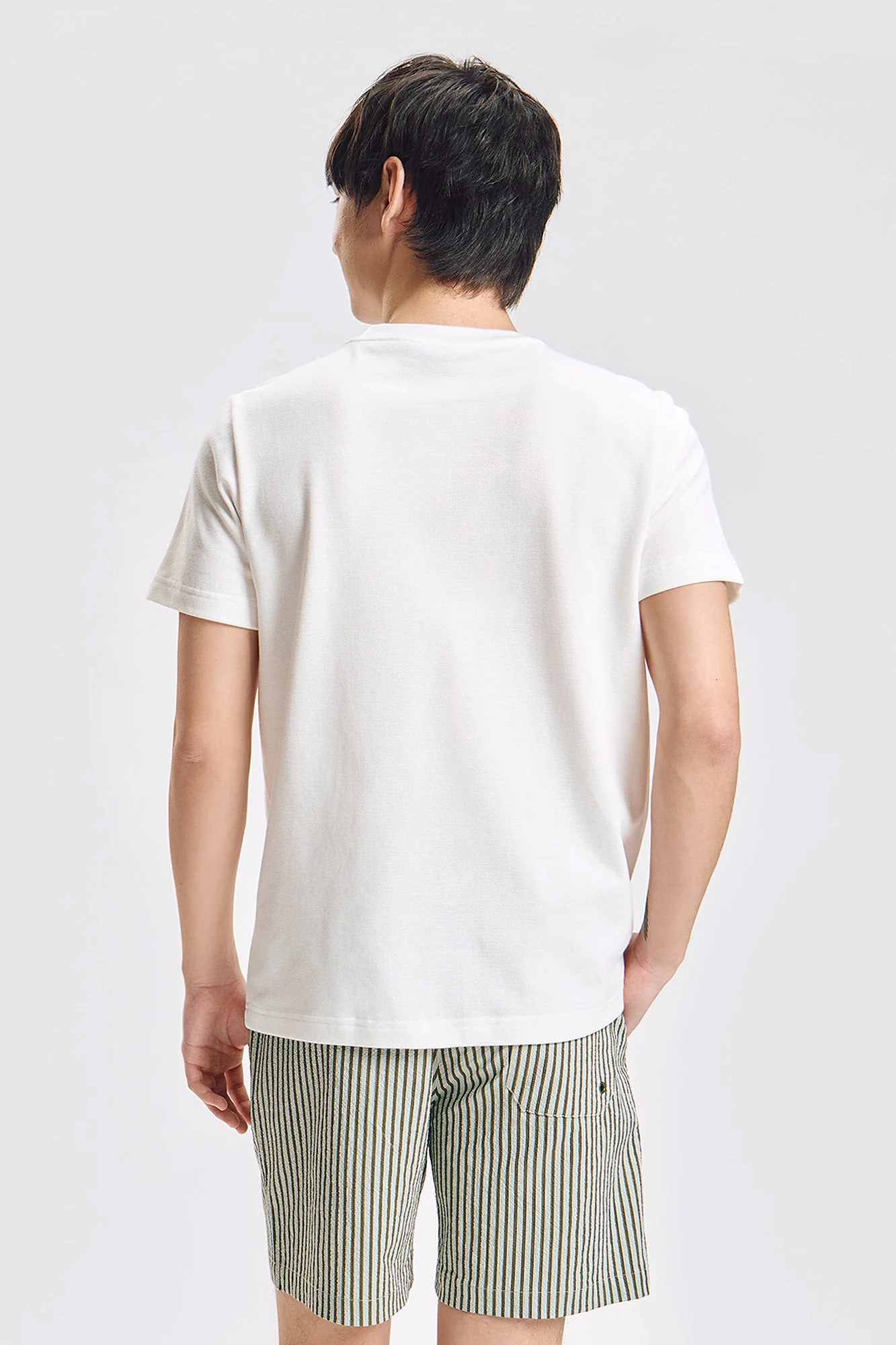 Regular Fit T-Shirt with Crew Bear Patch Embroidery - Image 21