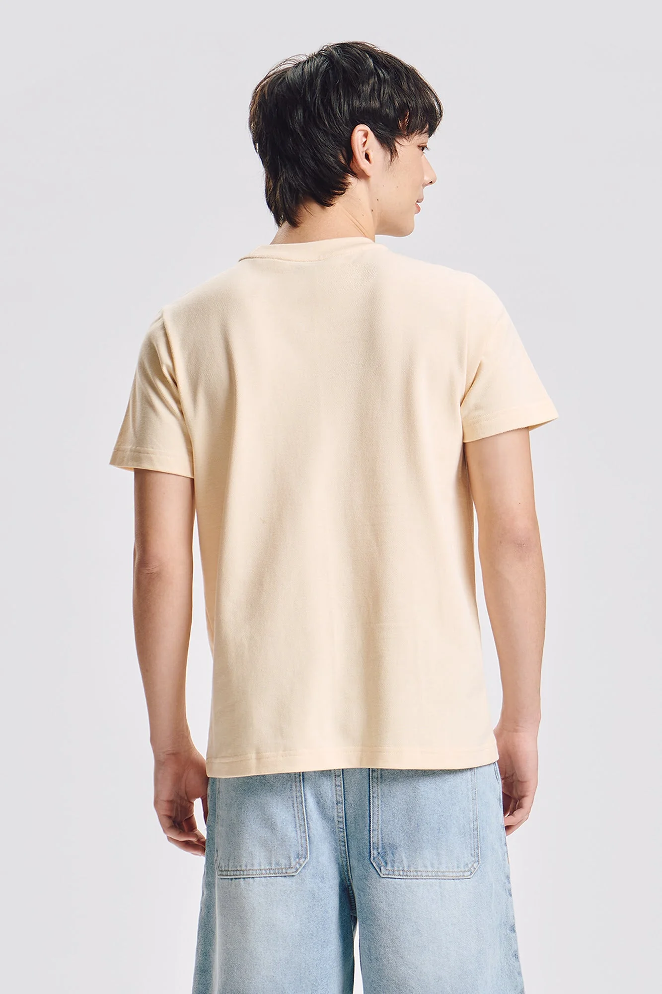 Regular Fit T-Shirt with Crew Bear Patch Embroidery - Image 25