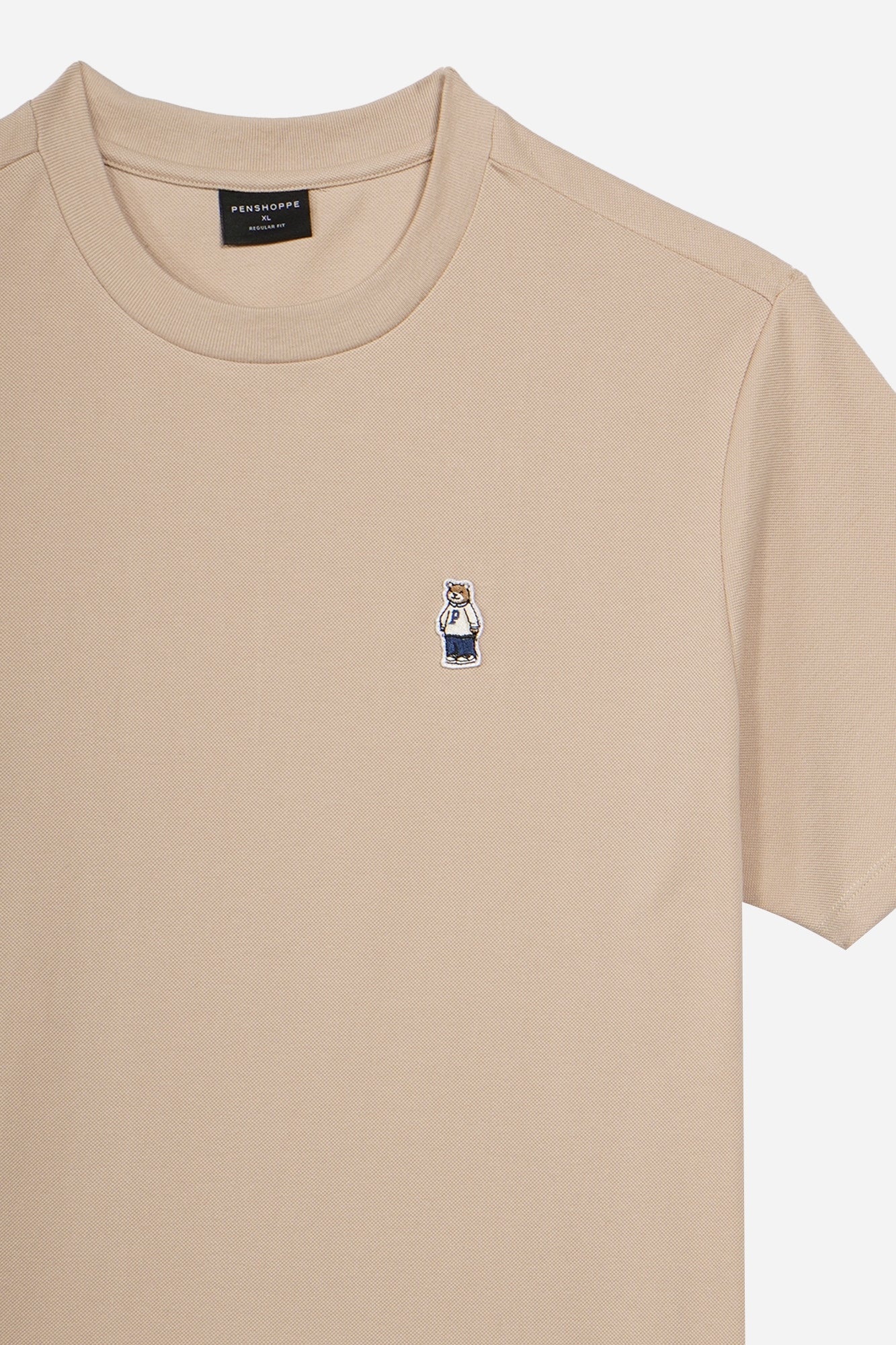 Regular Fit T-Shirt with Crew Bear Patch Embroidery - Image 40