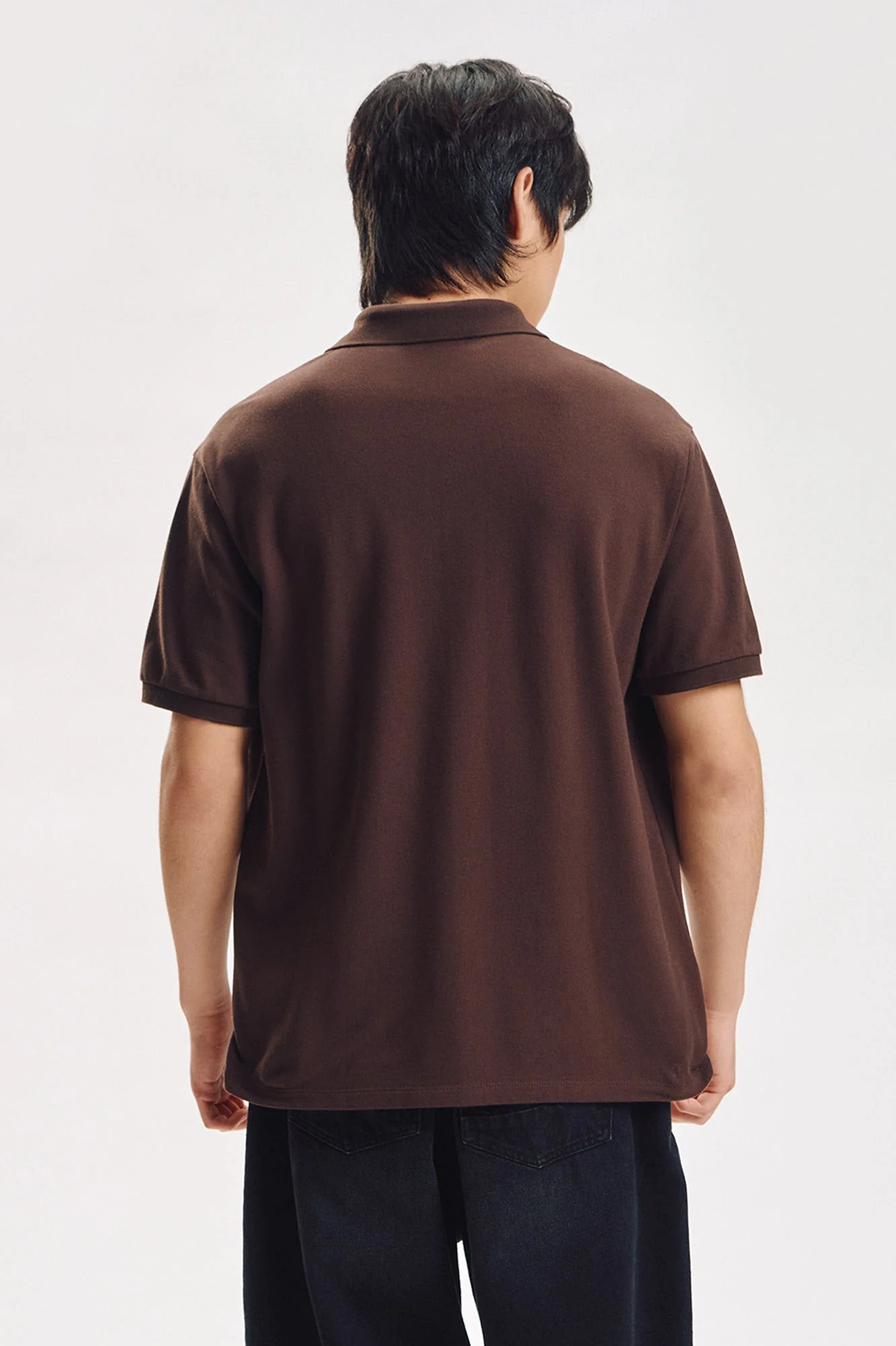 Relaxed Fit Polo with Crew Bear Patch Embroidery - Image 11