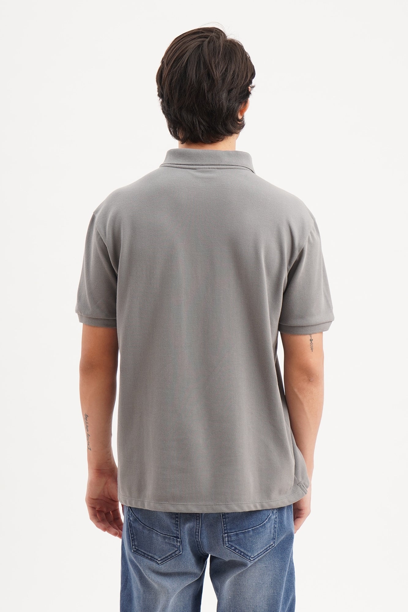 Relaxed Fit Polo with Crew Bear Patch Embroidery - Image 21