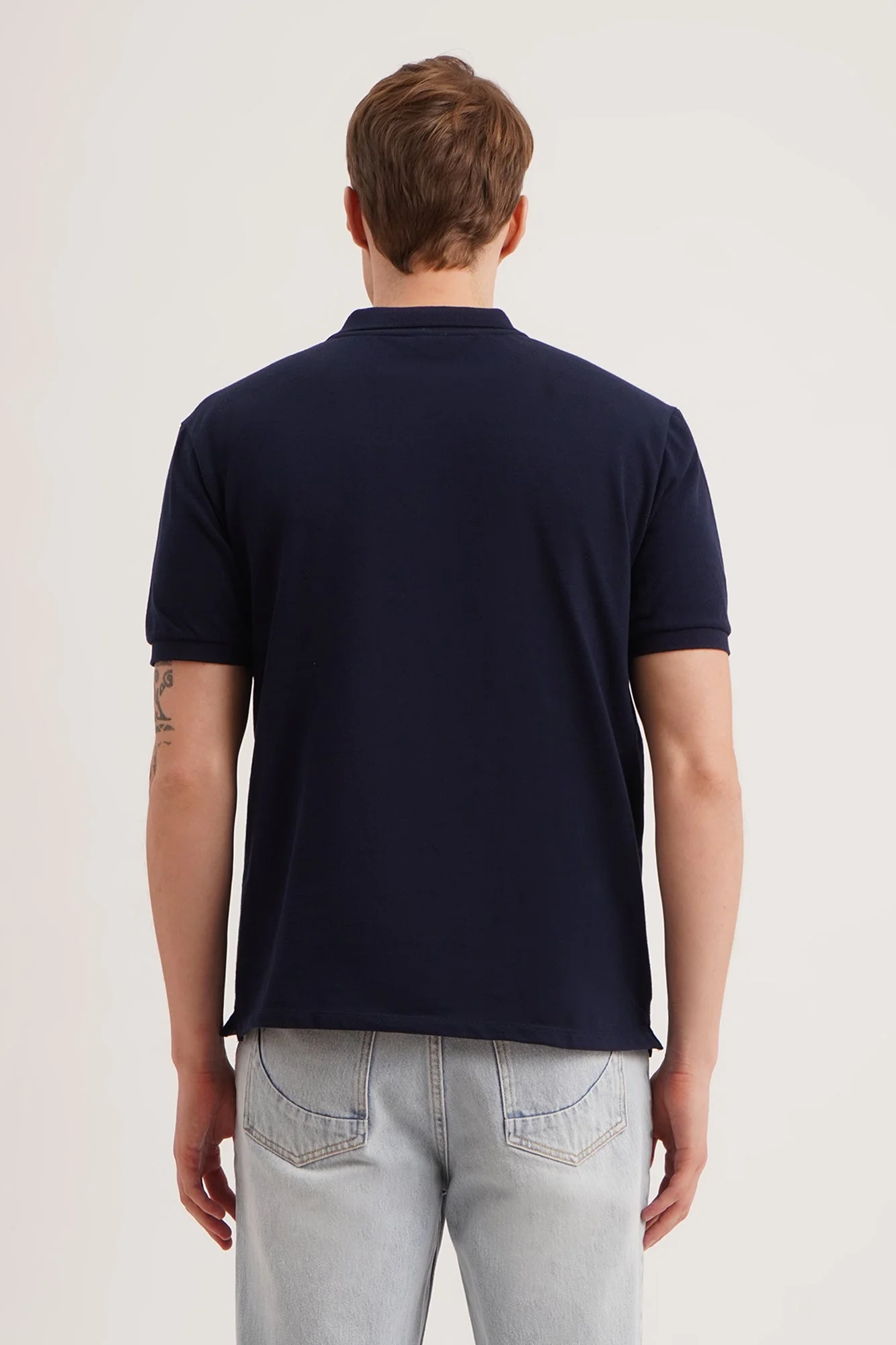 Relaxed Fit Polo with Crew Bear Patch Embroidery - Image 37