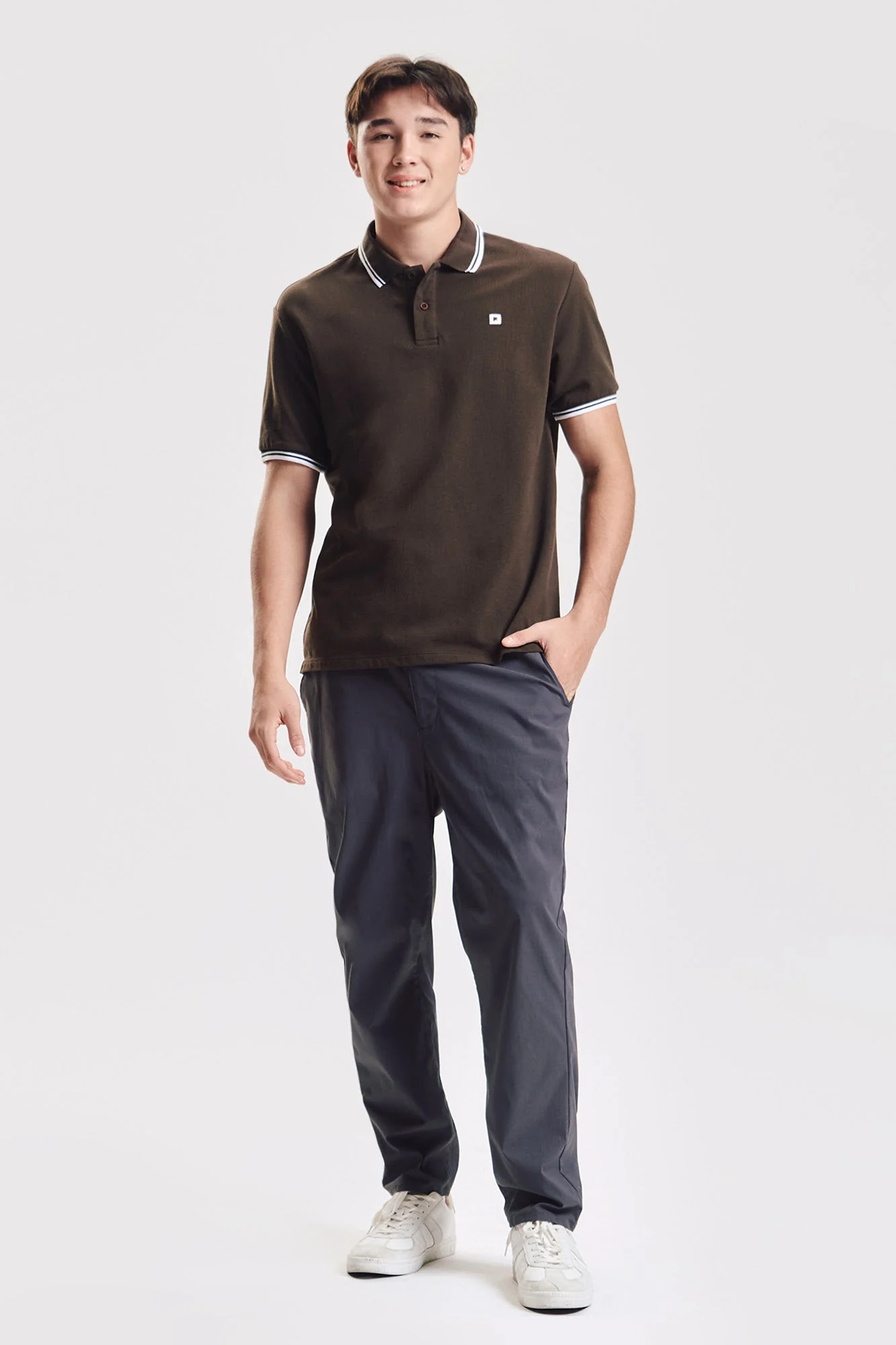Essentials Comfort Polo with Tipping - Image 16