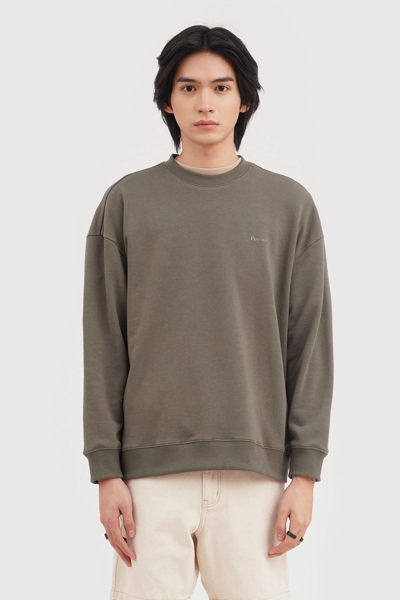 Relaxed Fit Pullover Sweatshirt - Image 5