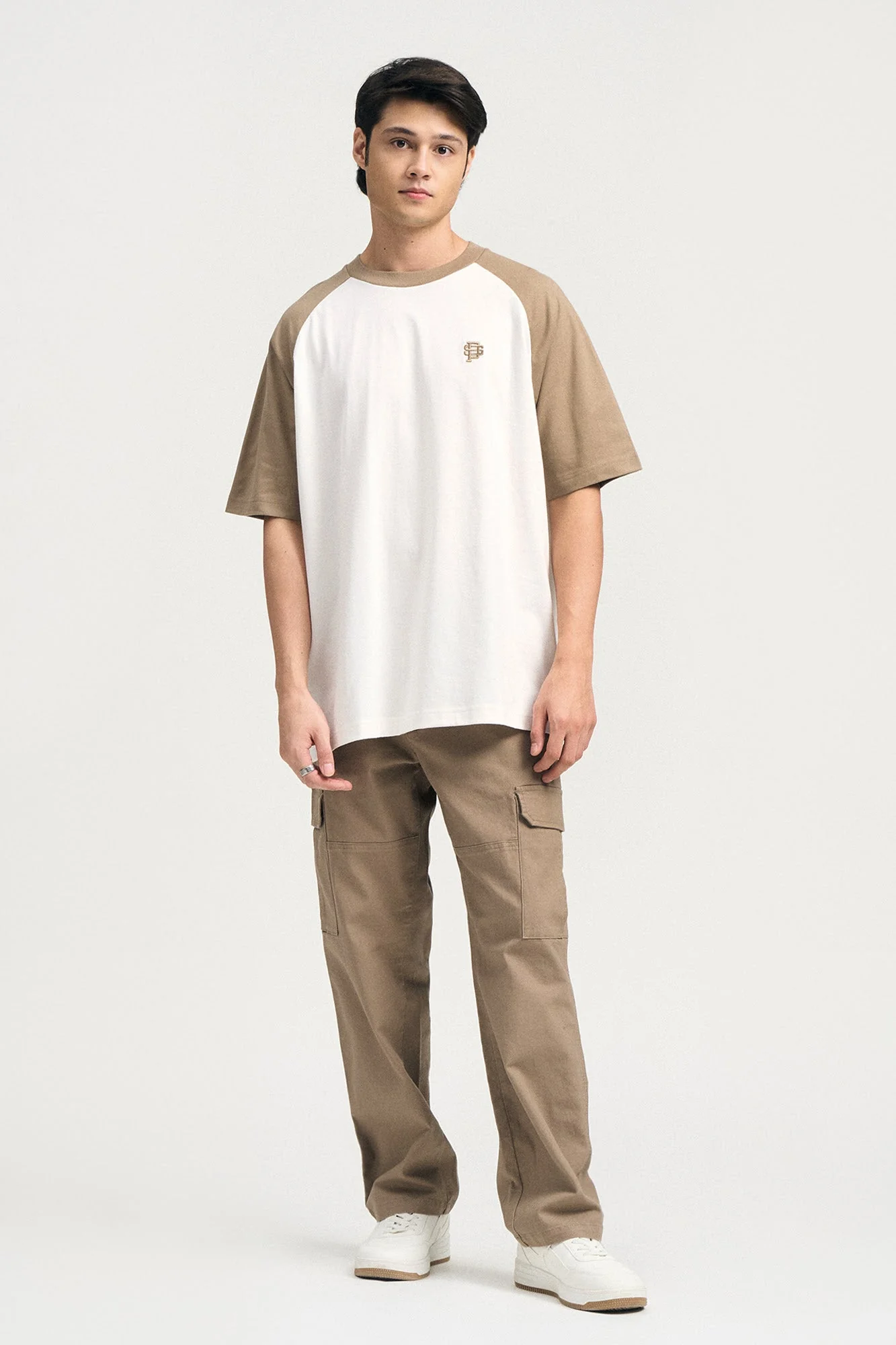Relaxed Fit Raglan T-Shirt with Embroidery - Image 12