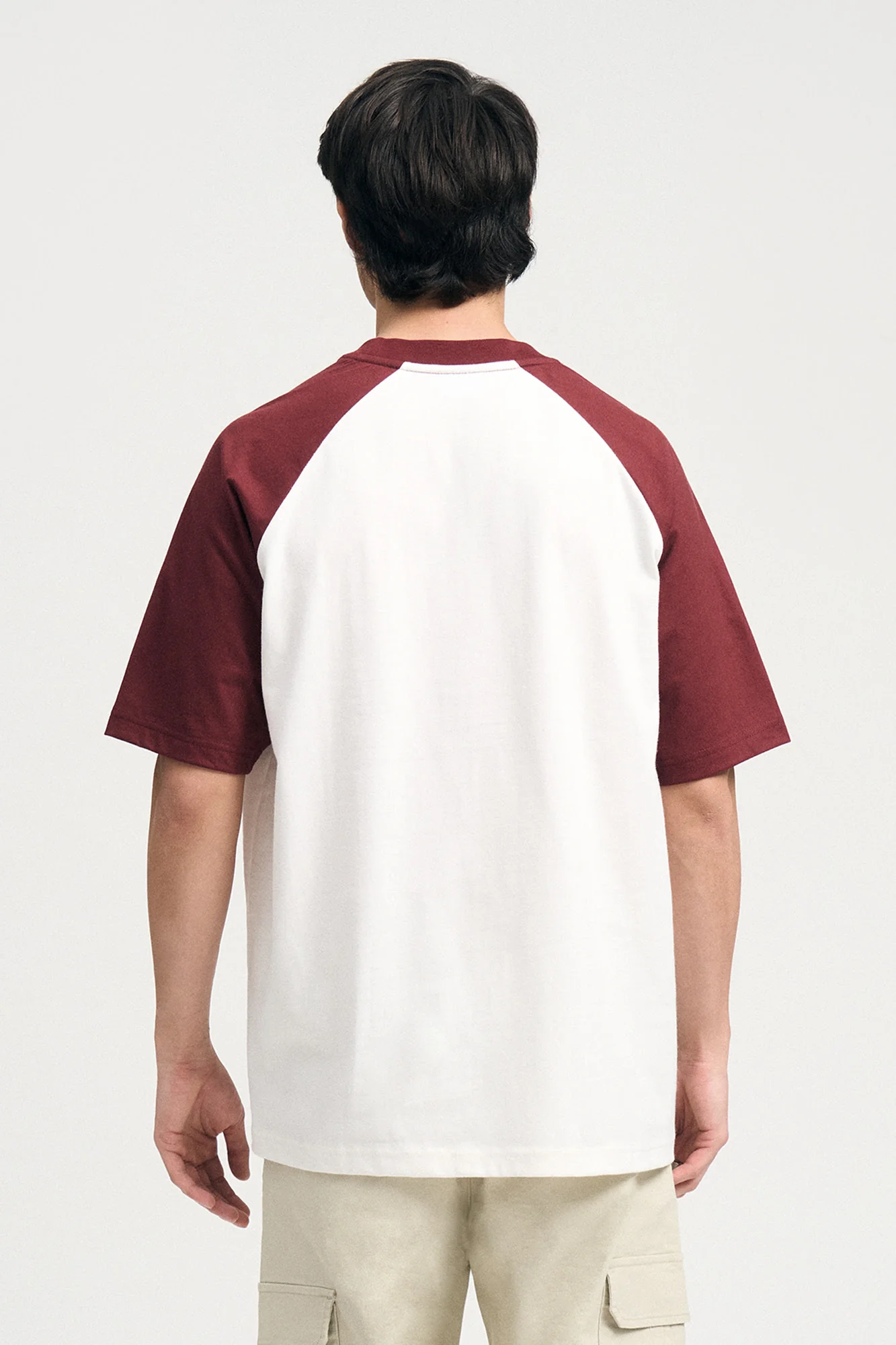 Relaxed Fit Raglan T-Shirt with Embroidery - Image 3
