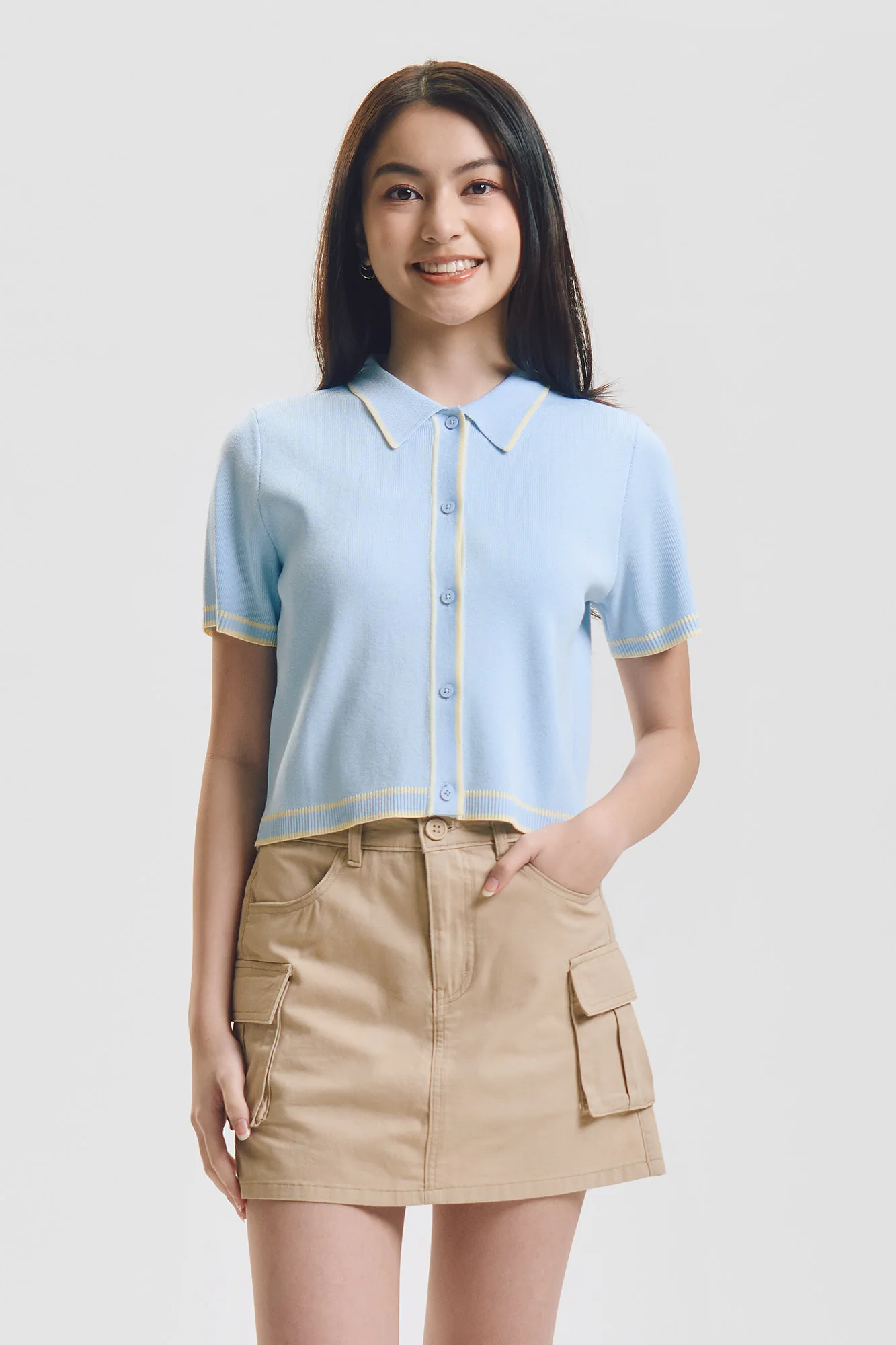 Relaxed Knit Polo
