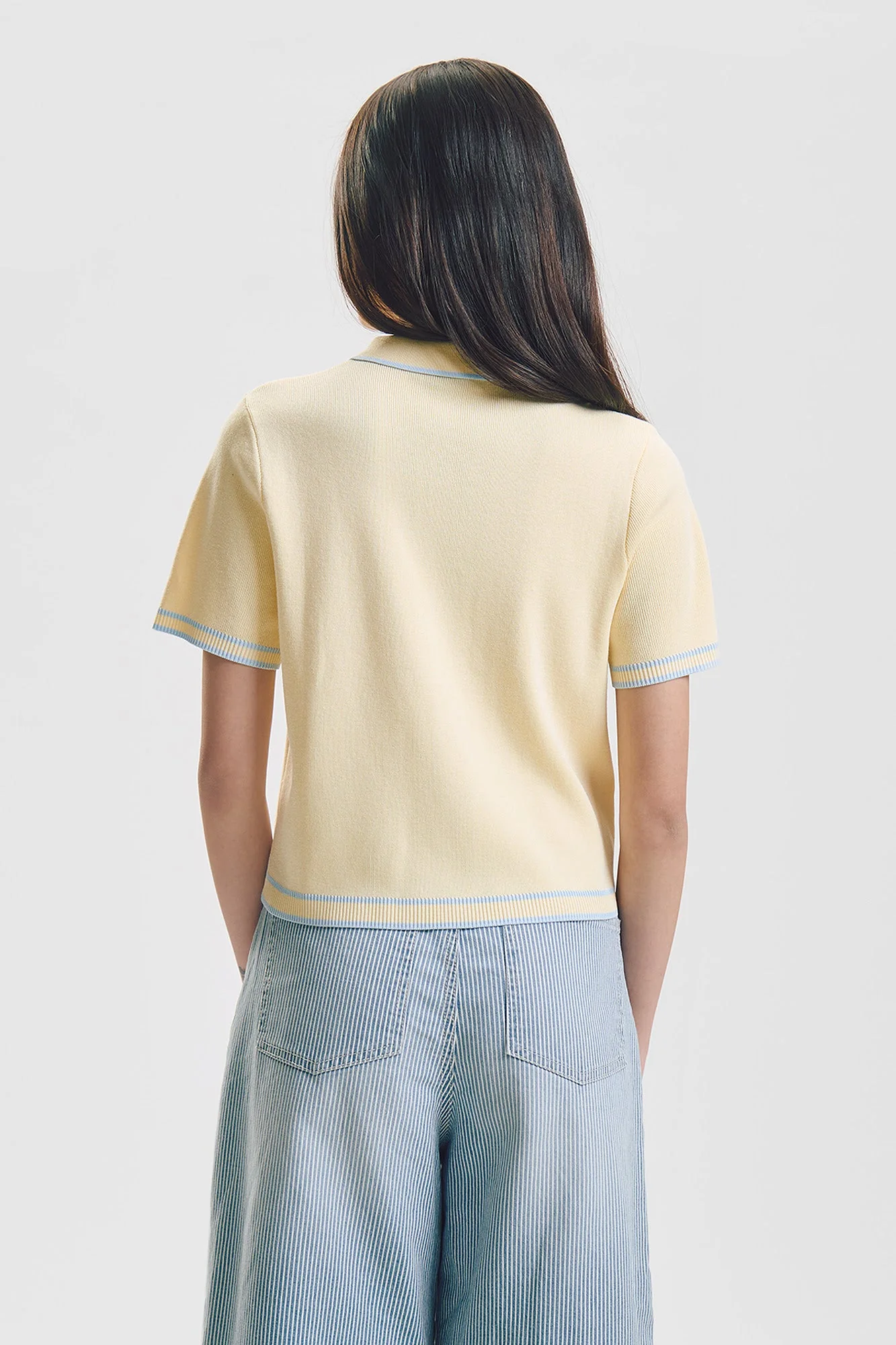 Relaxed Knit Polo - Image 8