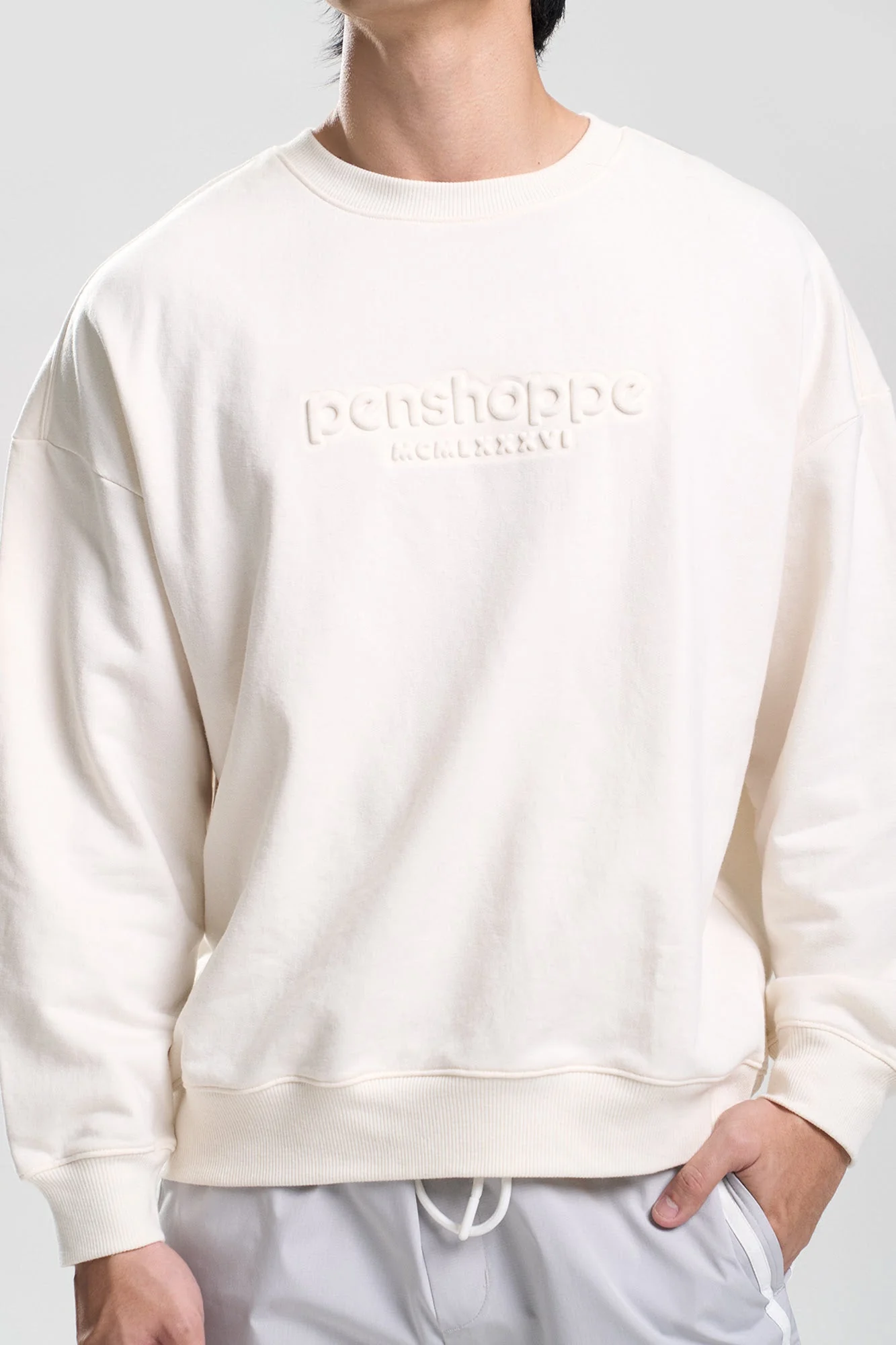 Relaxed Pullover Sweater with Branding - Image 10