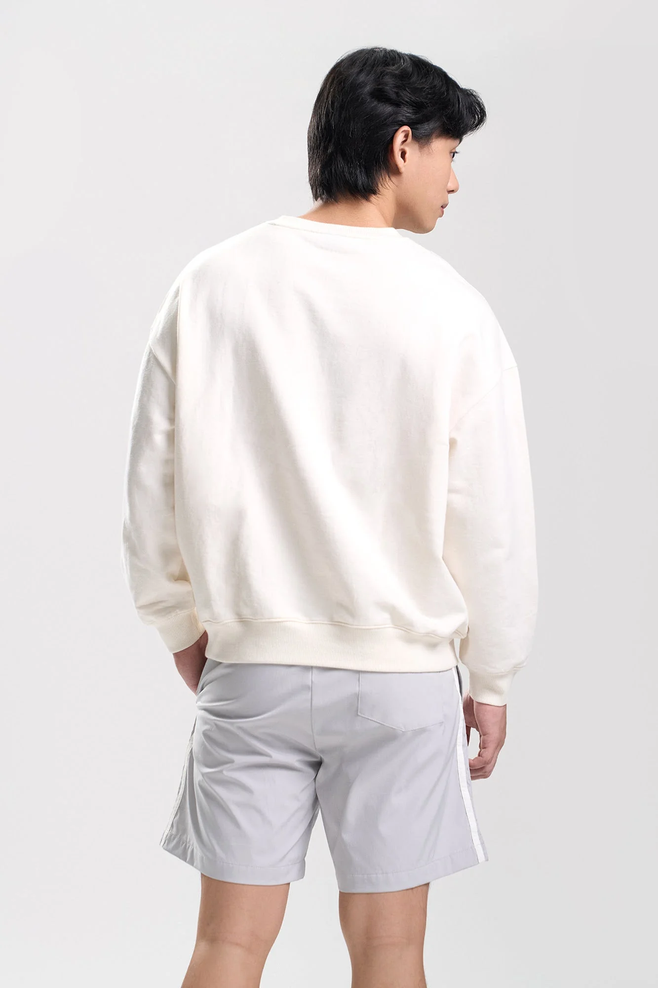 Relaxed Pullover Sweater with Branding - Image 11