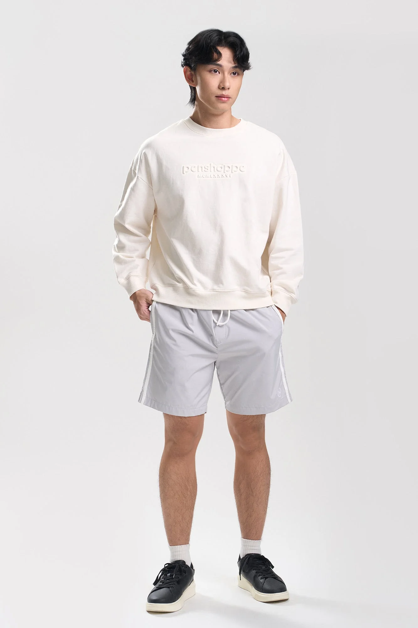 Relaxed Pullover Sweater with Branding - Image 12