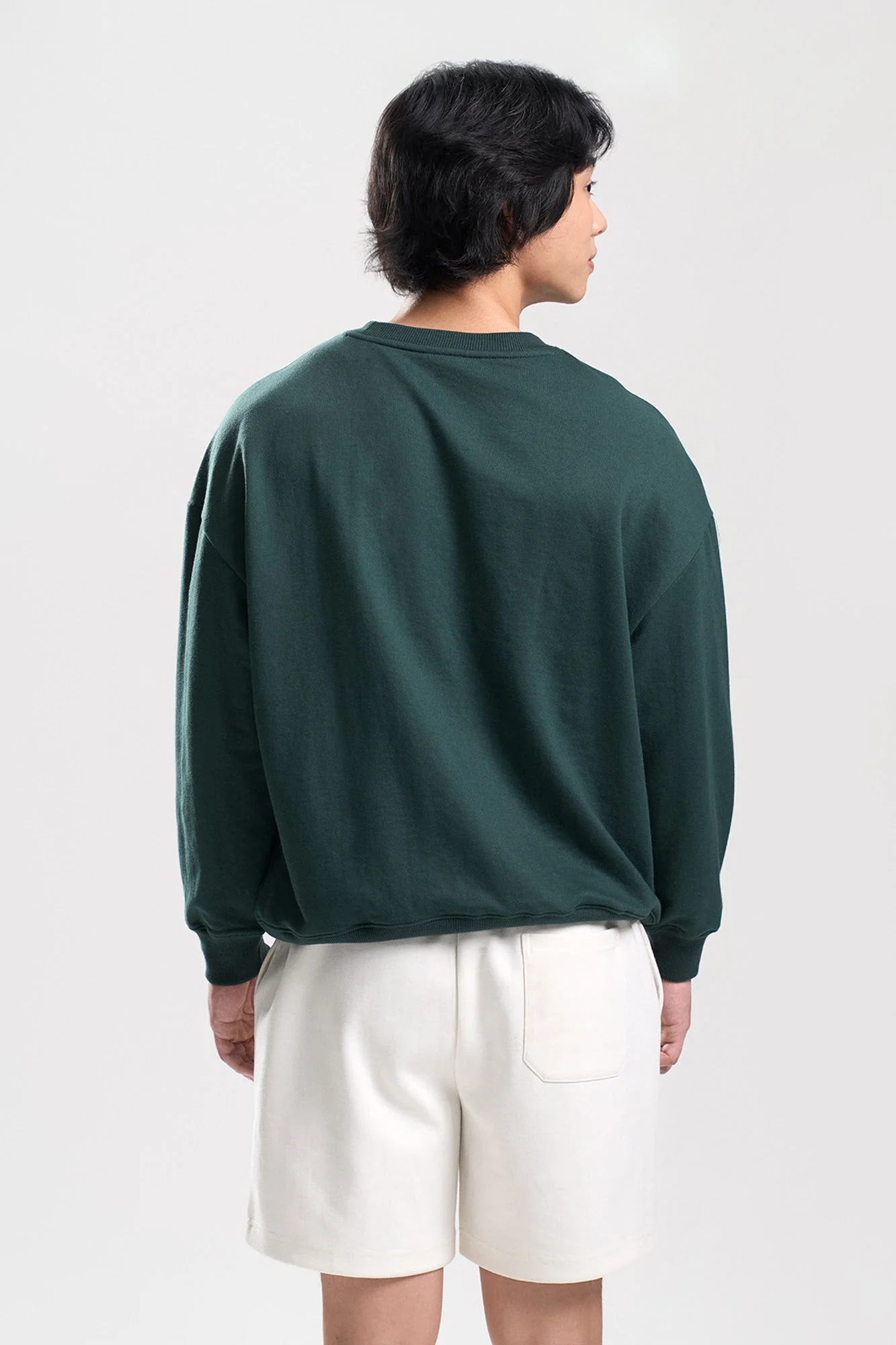 Relaxed Pullover Sweater with Branding - Image 3