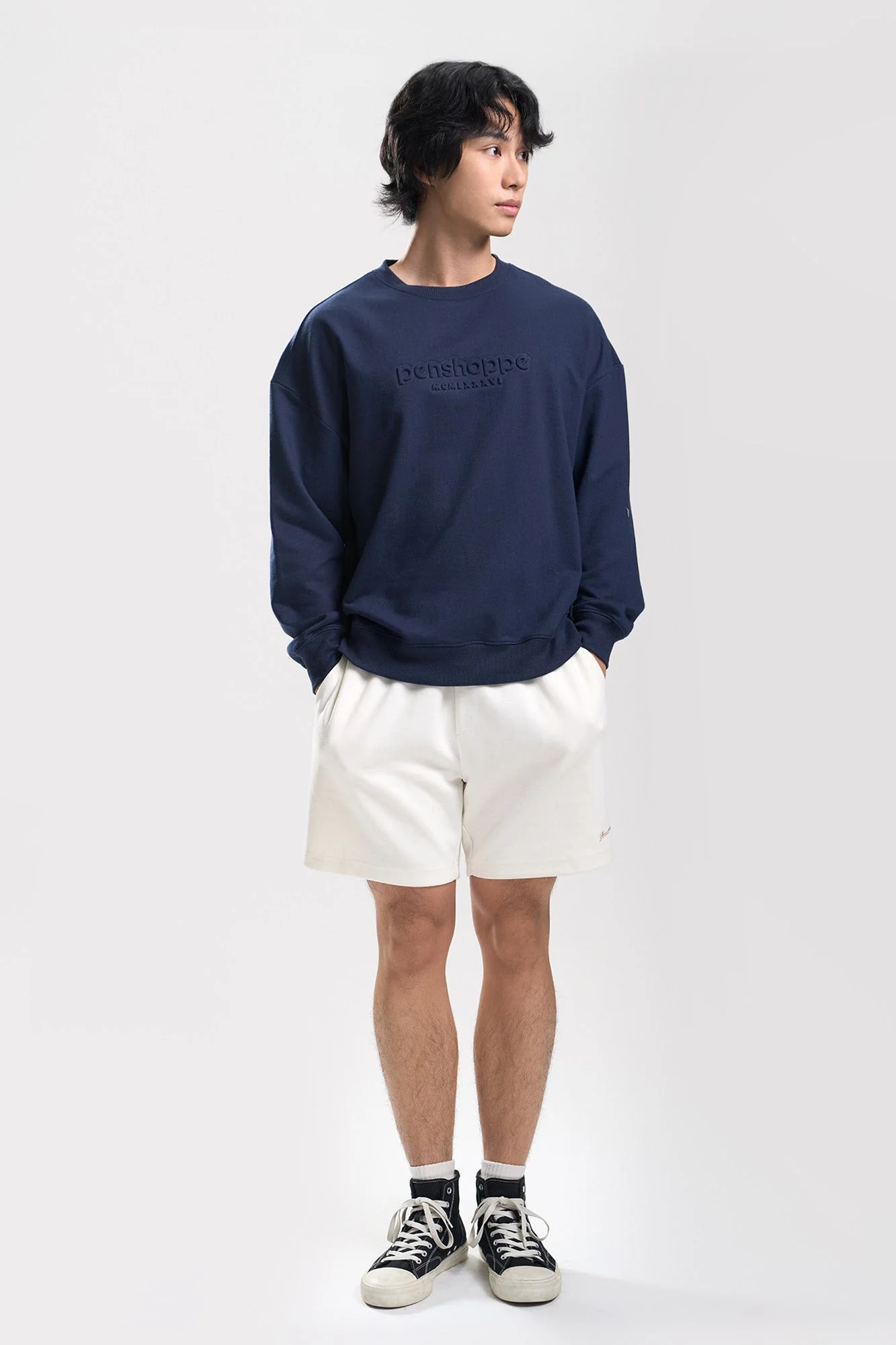 Relaxed Pullover Sweater with Branding - Image 8