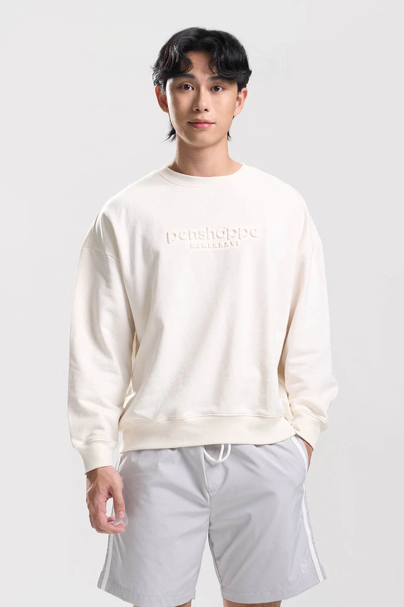 Relaxed Pullover Sweater with Branding - Image 9