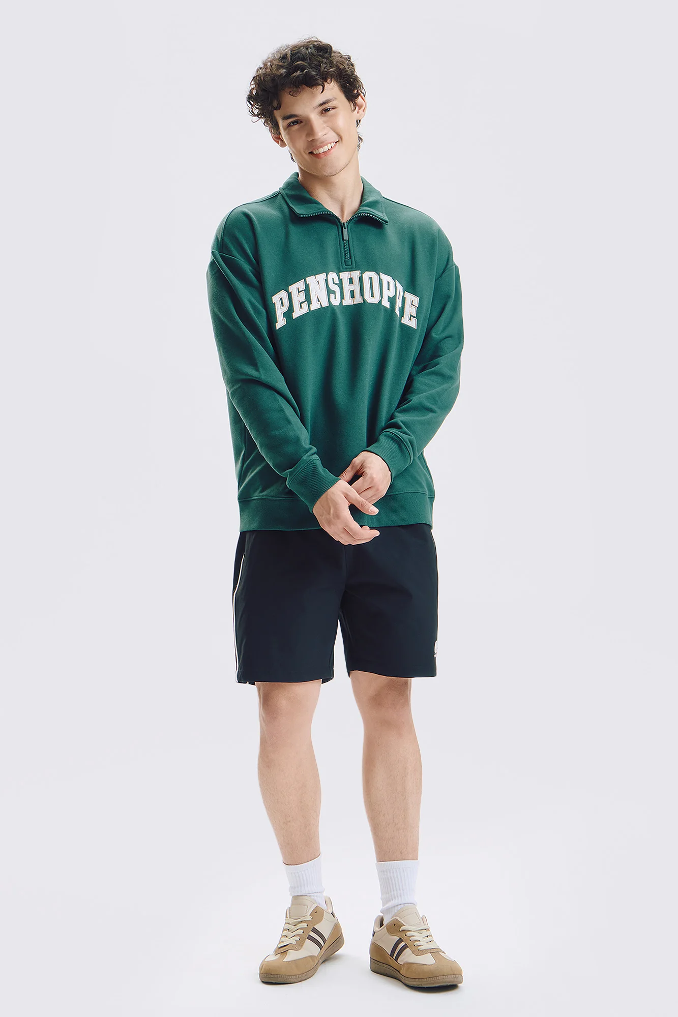 Relaxed Quarter Zip Pullover - Image 4