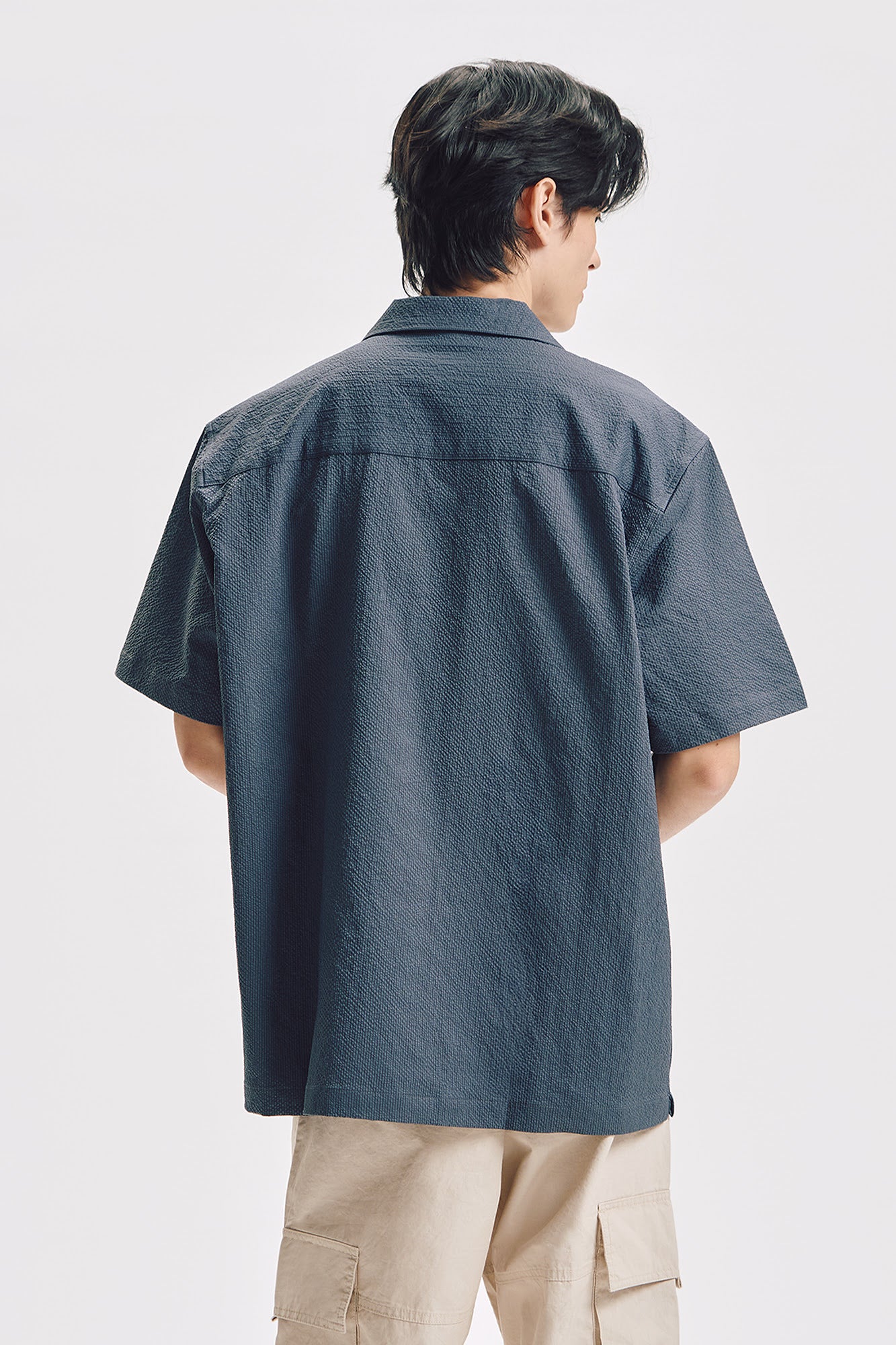 Relaxed Seersucker Resort Shirt - Image 3