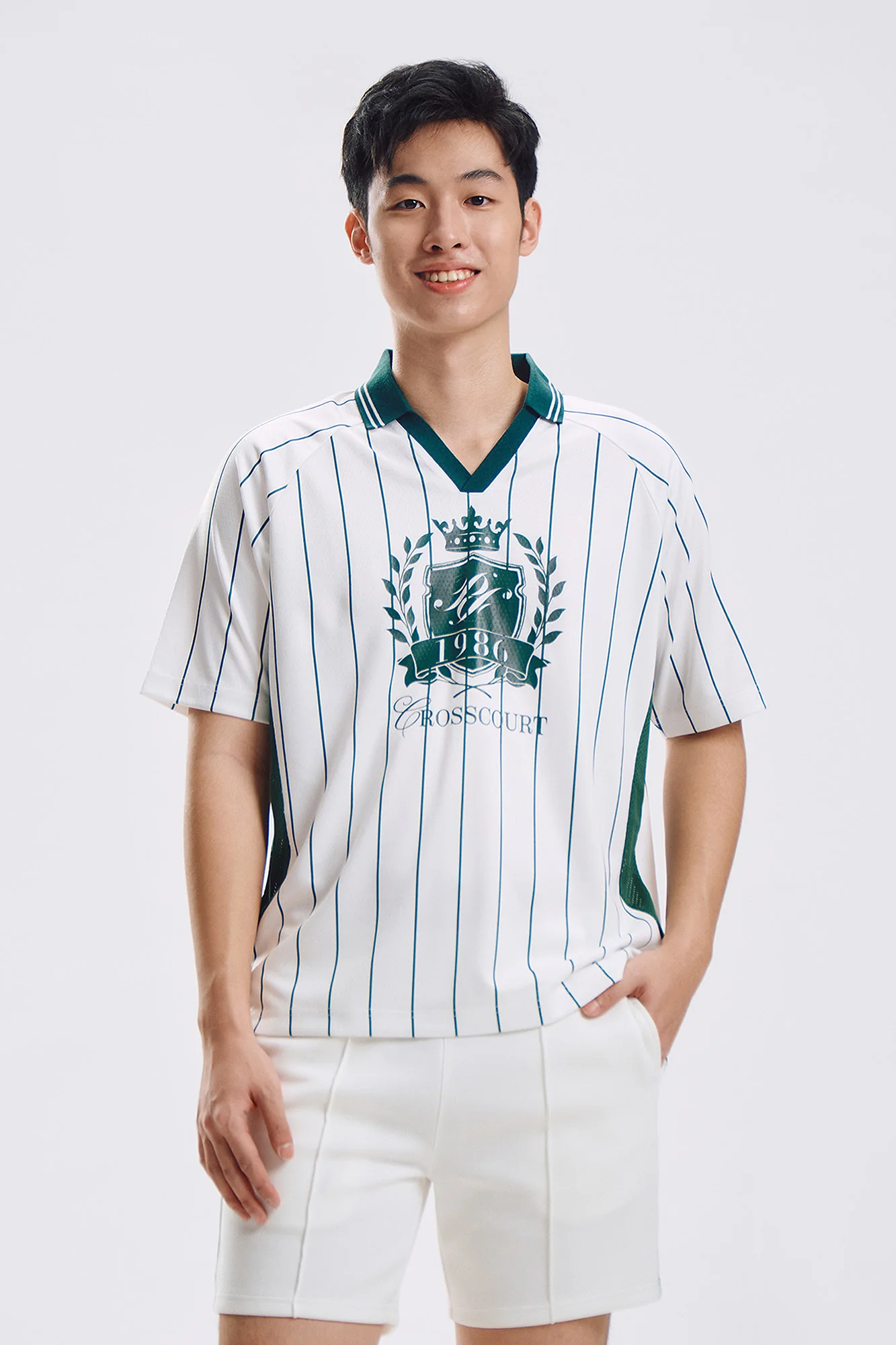 Relaxed Striped Polo