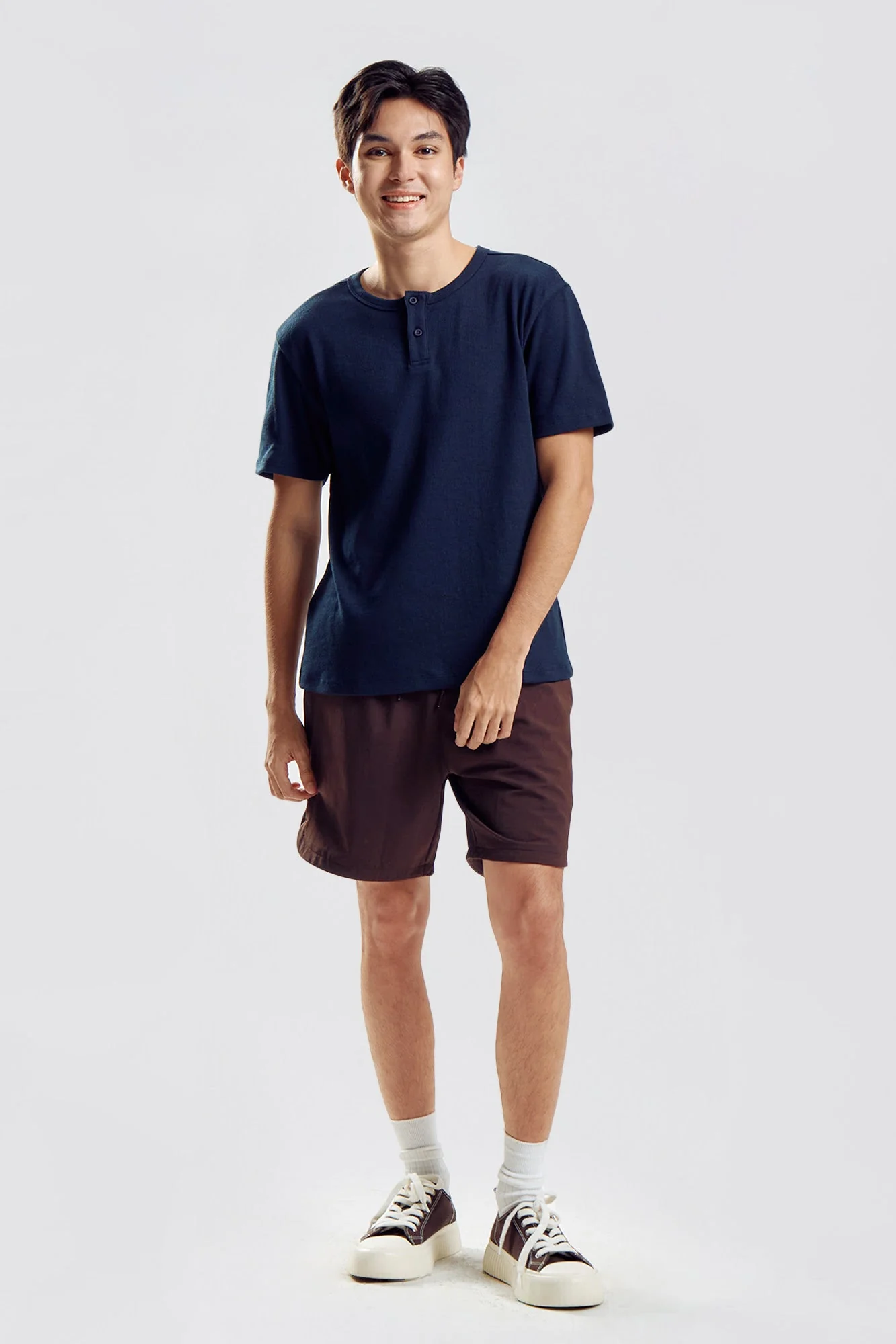 Ribbed Henley T-Shirt - Image 12