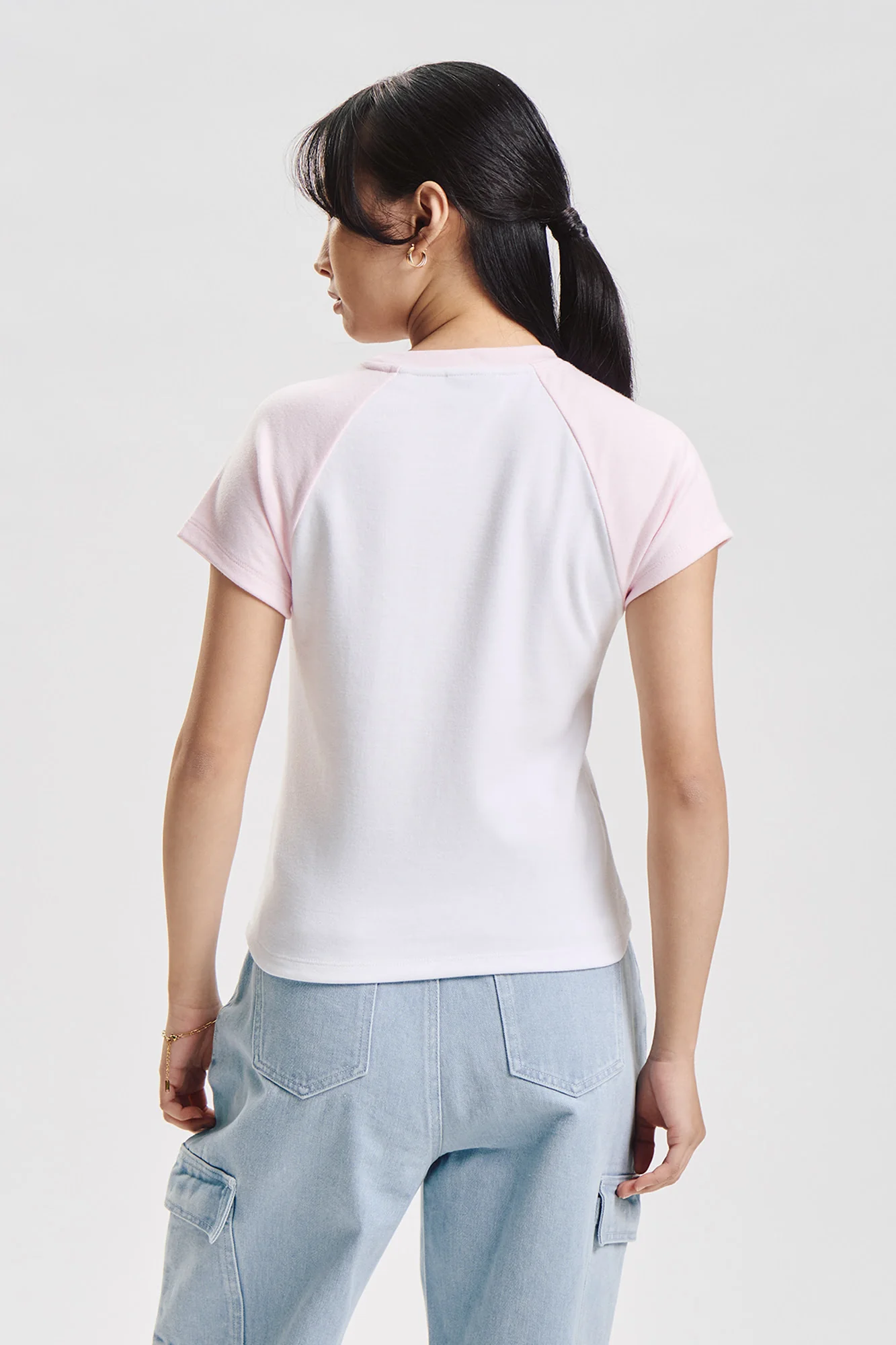 Rollin' Sweet Slim Raglan Graphic T-Shirt - Image 3