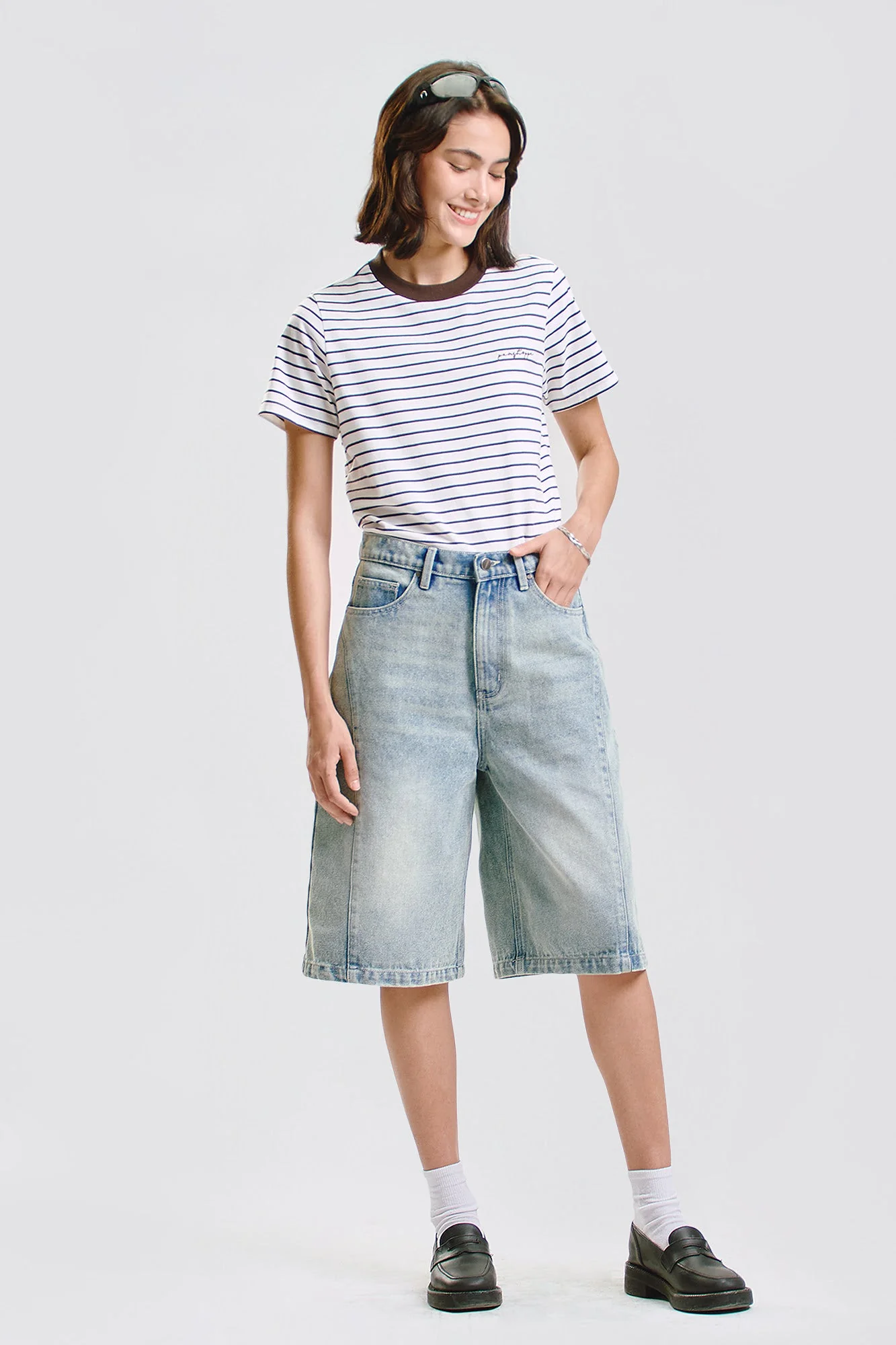 Skater Denim Shorts - Image 10