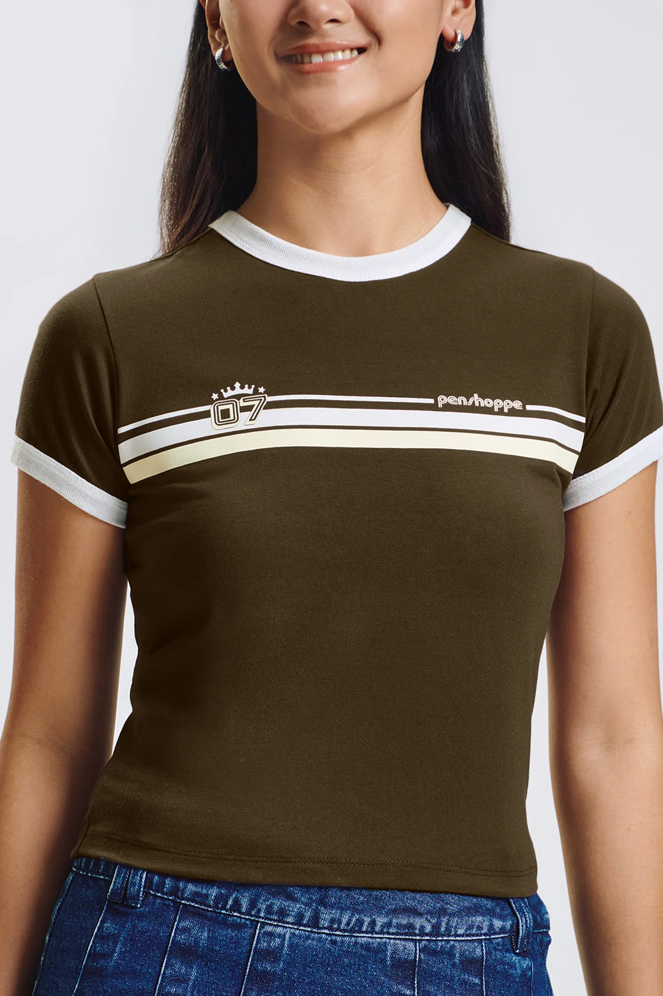Slim Branding Ringer Graphic T-Shirt - Image 2