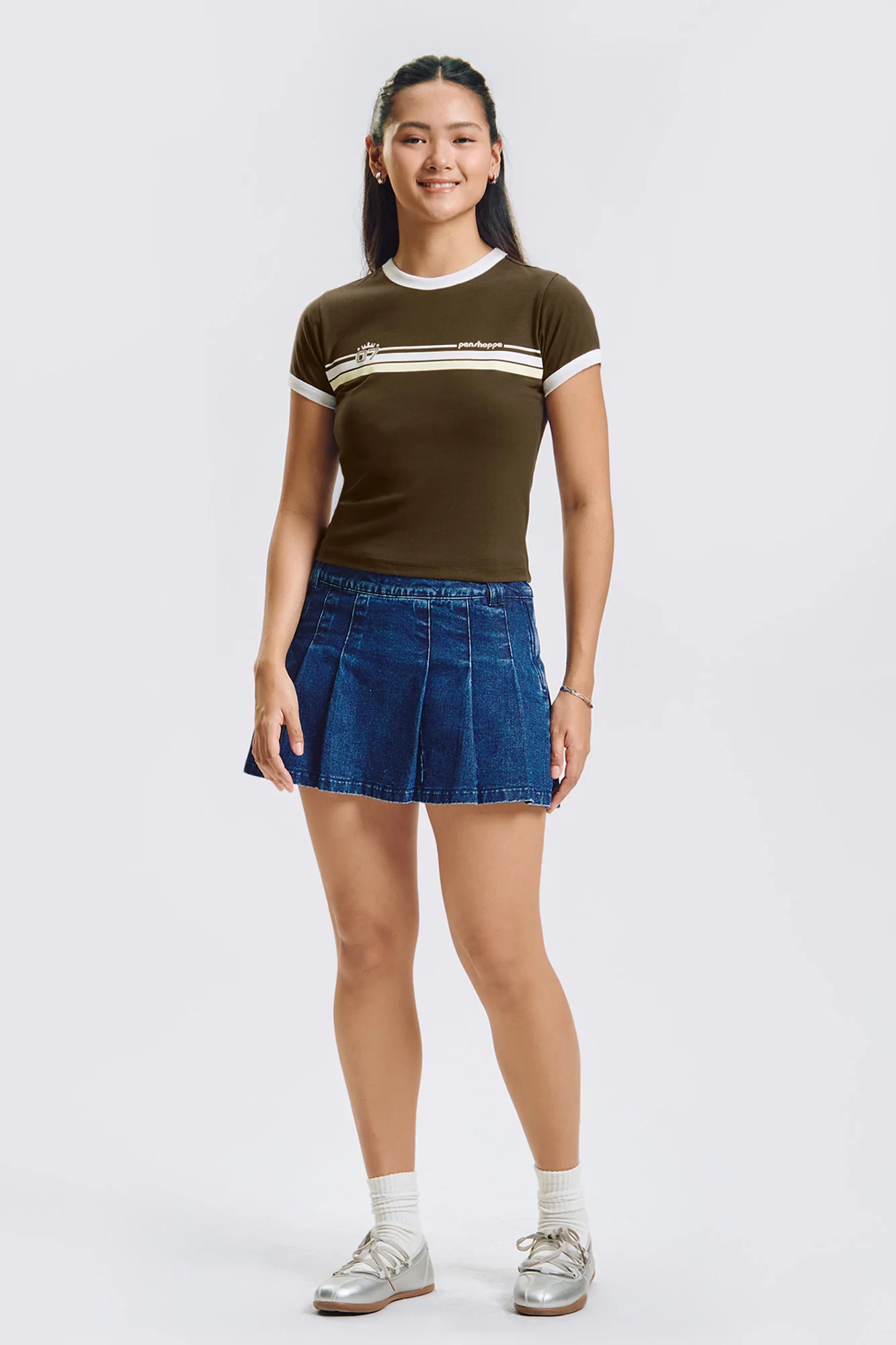 Slim Branding Ringer Graphic T-Shirt - Image 4