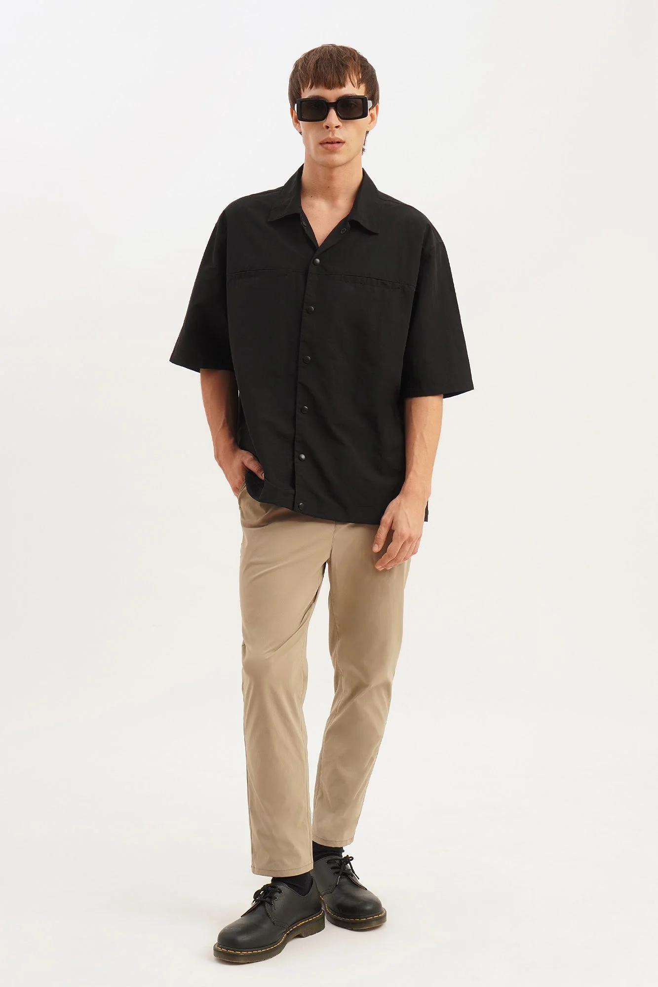 Slim Fit Staple Nylon Pants - Image 13