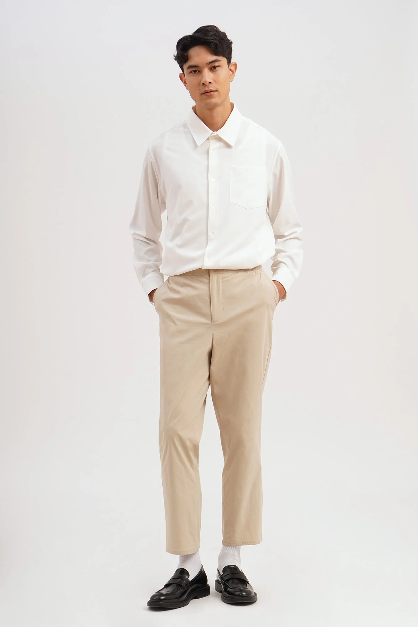 Slim Fit Staple Nylon Pants - Image 24