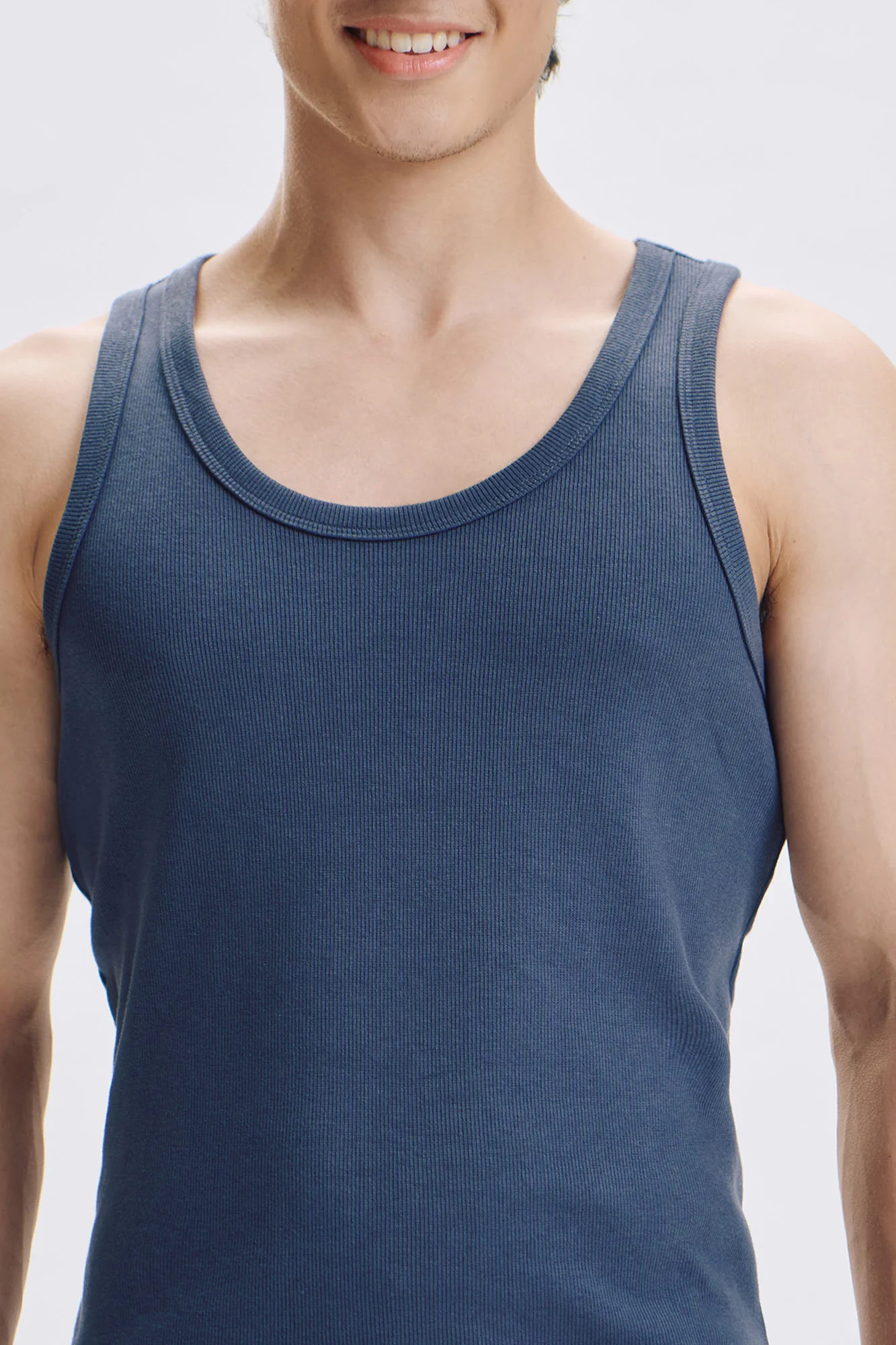 Slim Ribbed Tank Top - Image 2