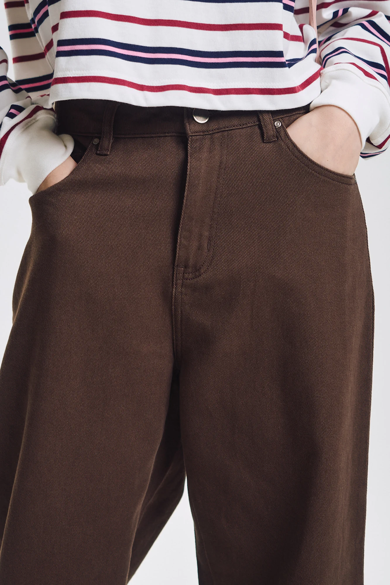 Straight Colored Denim Jeans - Image 2