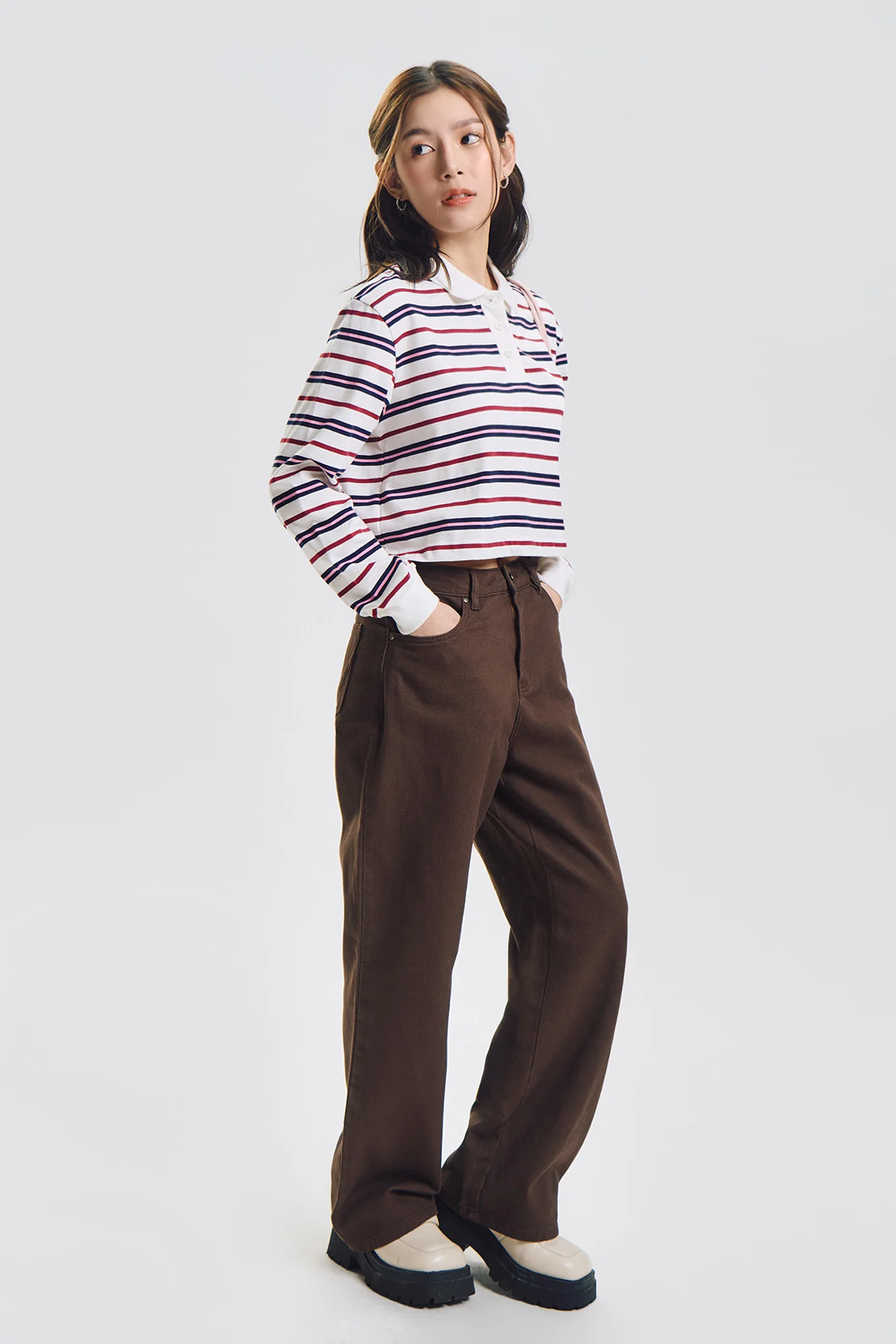 Straight Colored Denim Jeans - Image 5