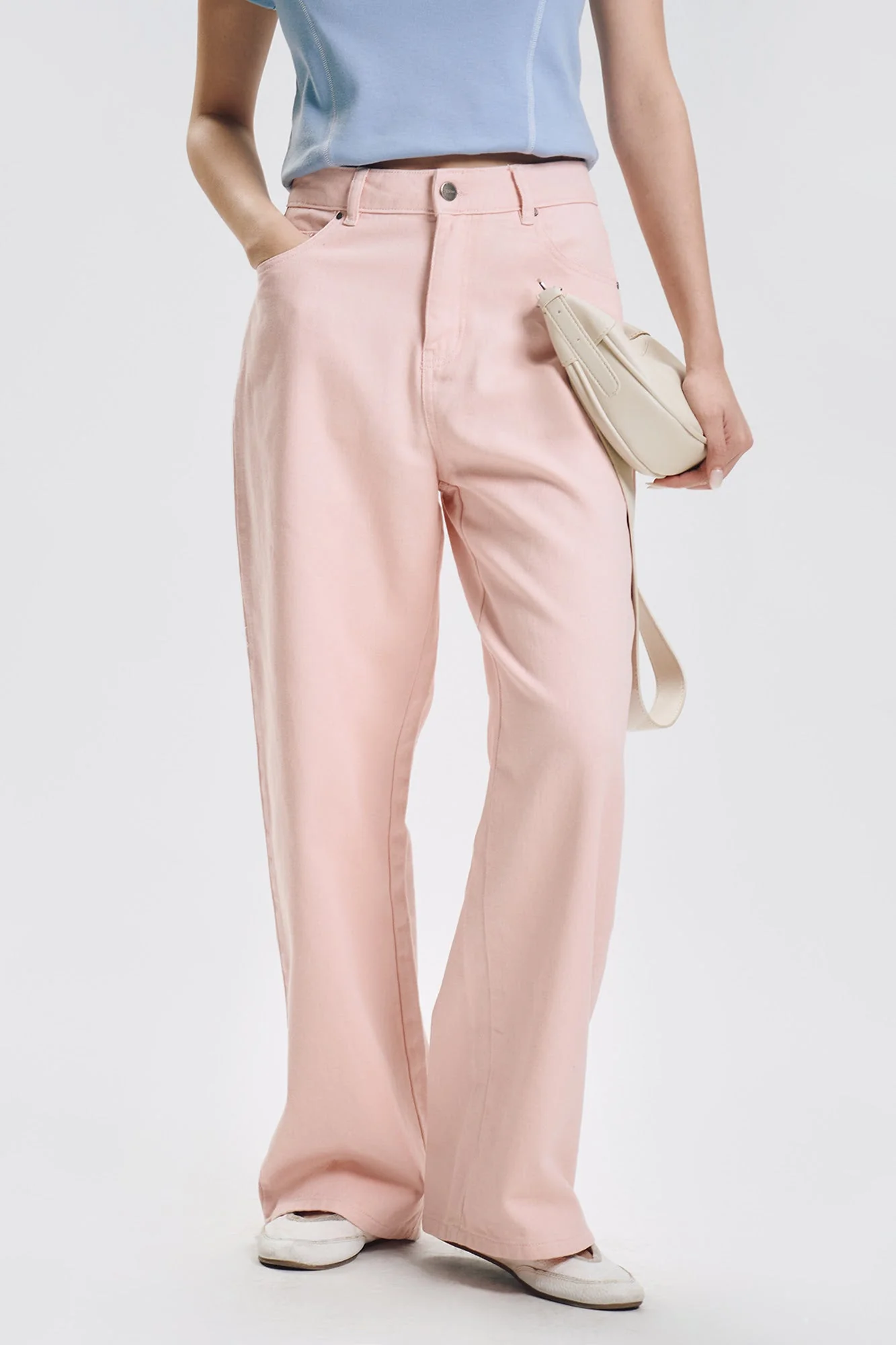 Straight Colored Denim Jeans - Image 6