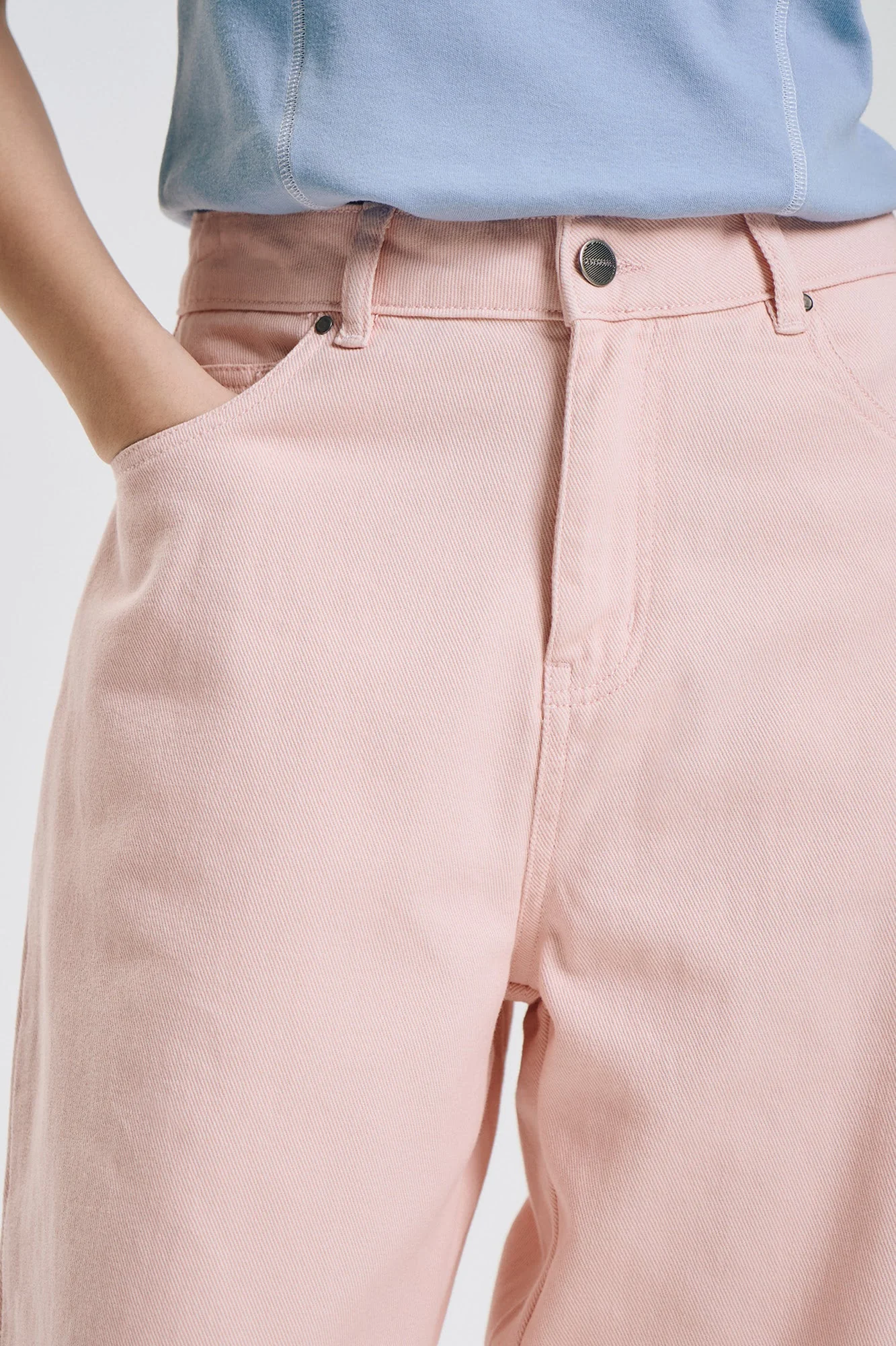 Straight Colored Denim Jeans - Image 7