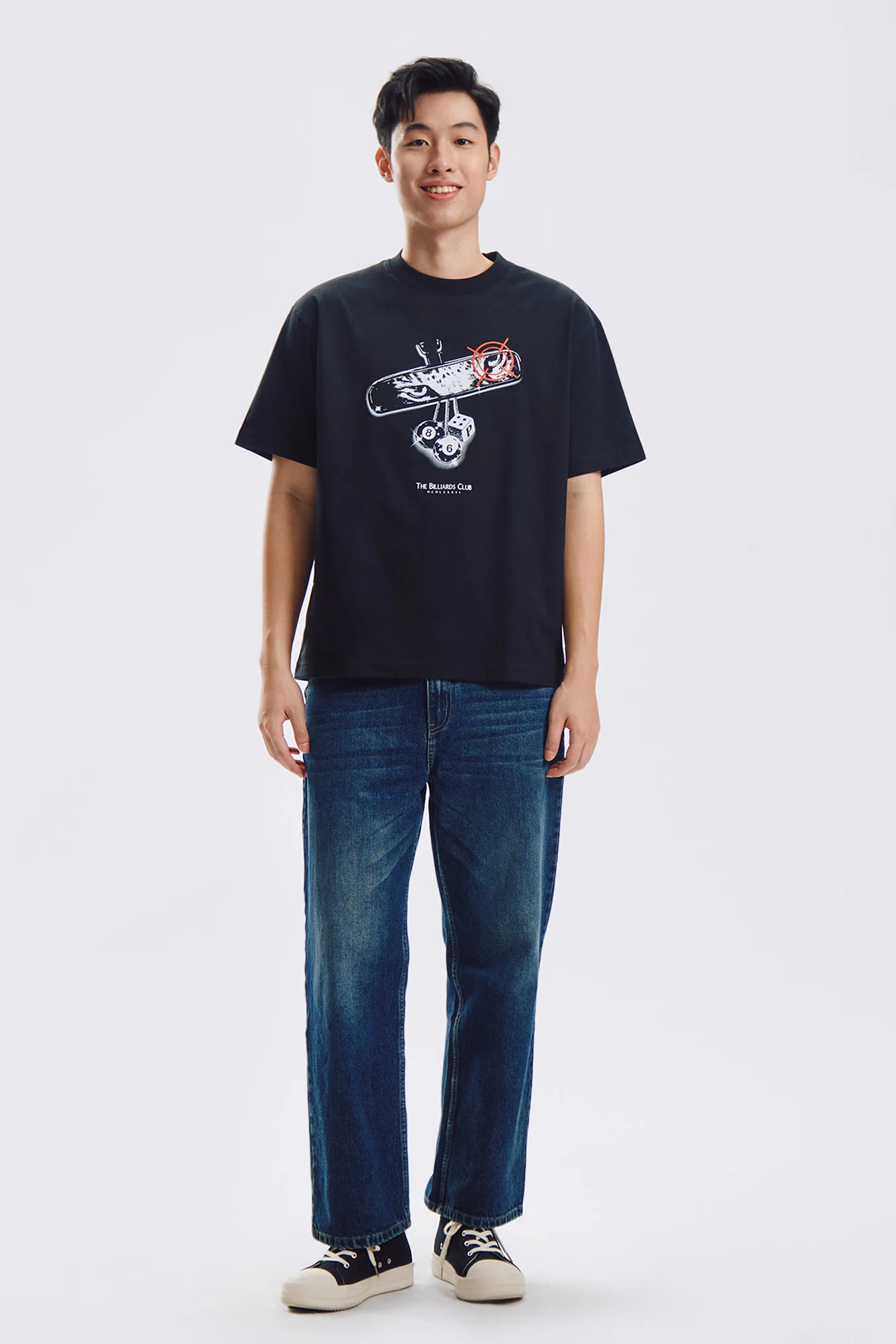 Straight Fit 5-Pocket Denim Jeans - Image 5