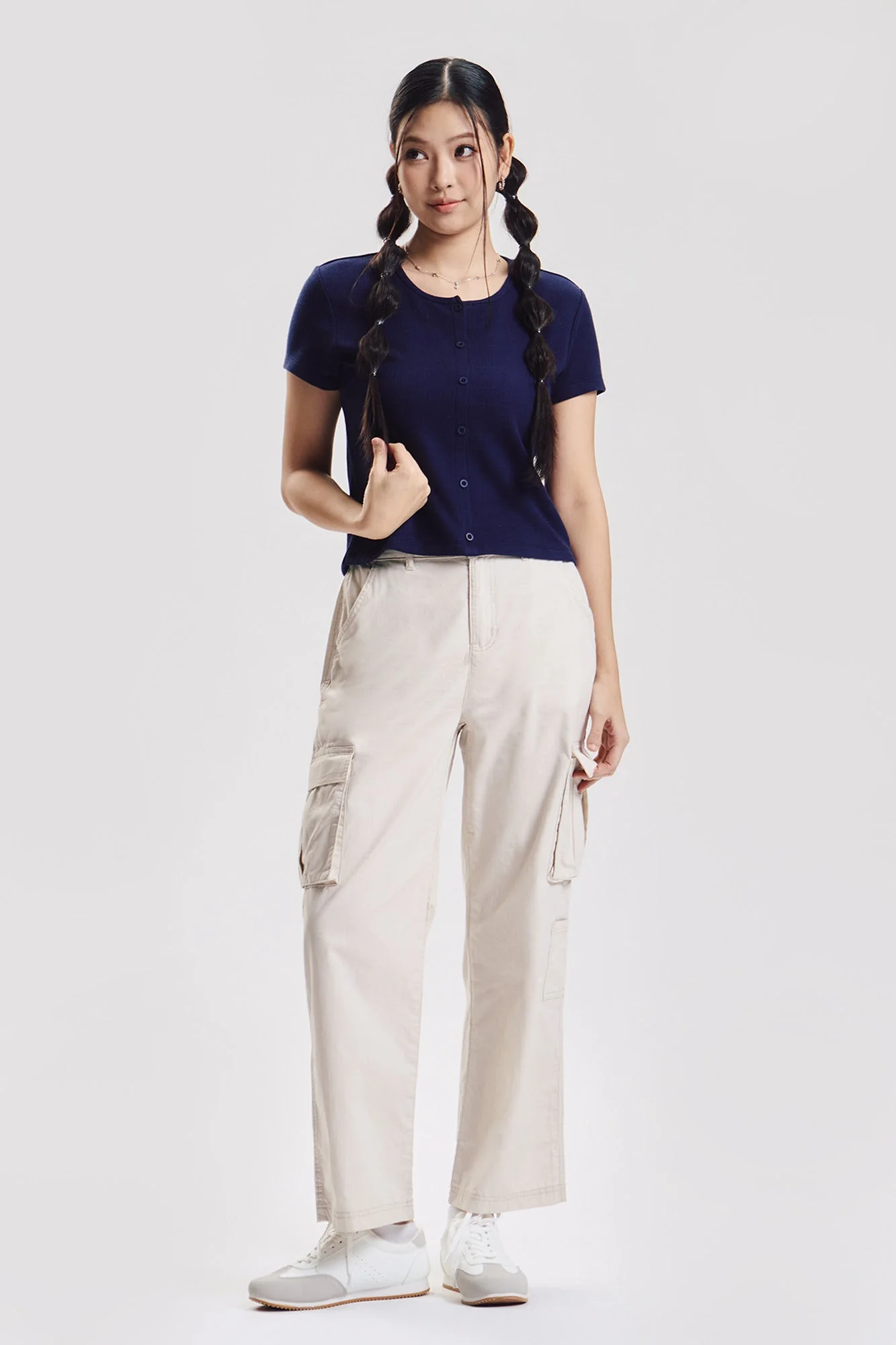 Essentials Straight Fit Cargo Pants - Image 10