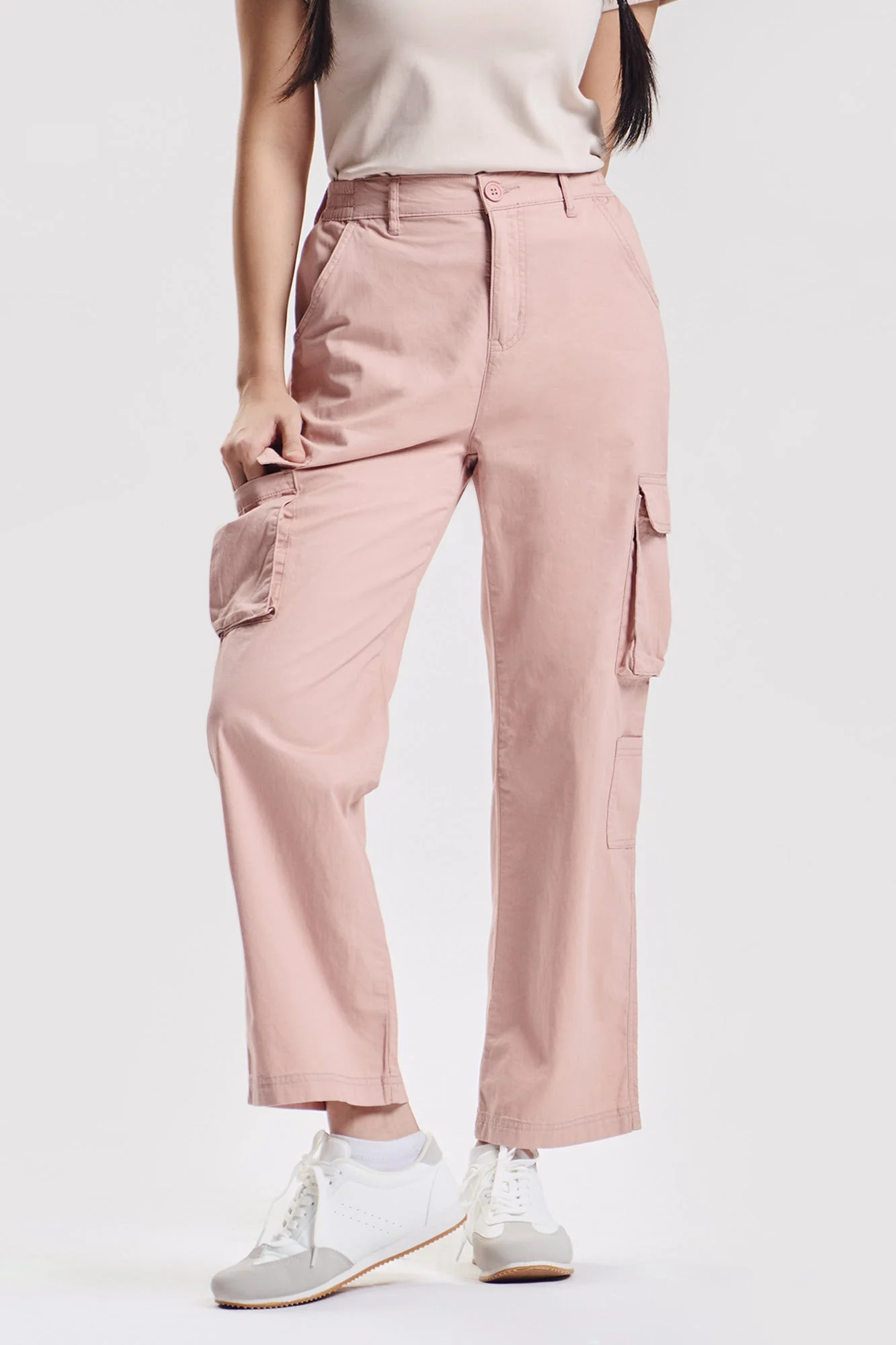 Essentials Straight Fit Cargo Pants - Image 11