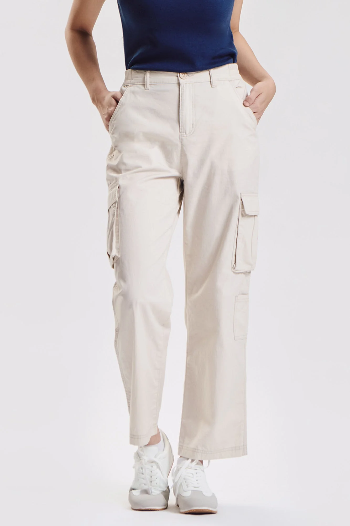 Essentials Straight Fit Cargo Pants - Image 6