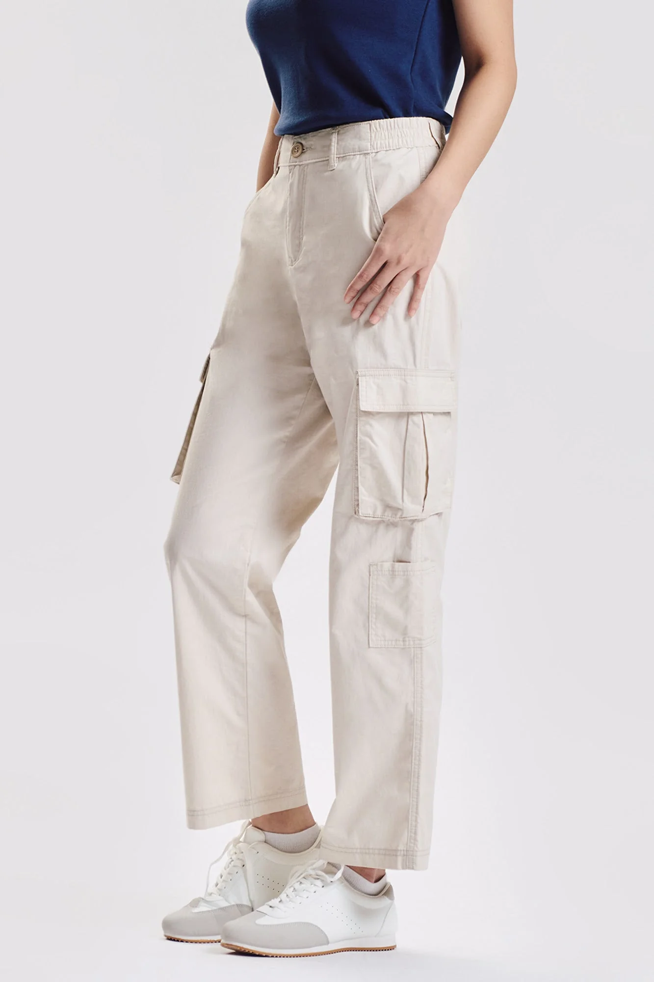 Essentials Straight Fit Cargo Pants - Image 9