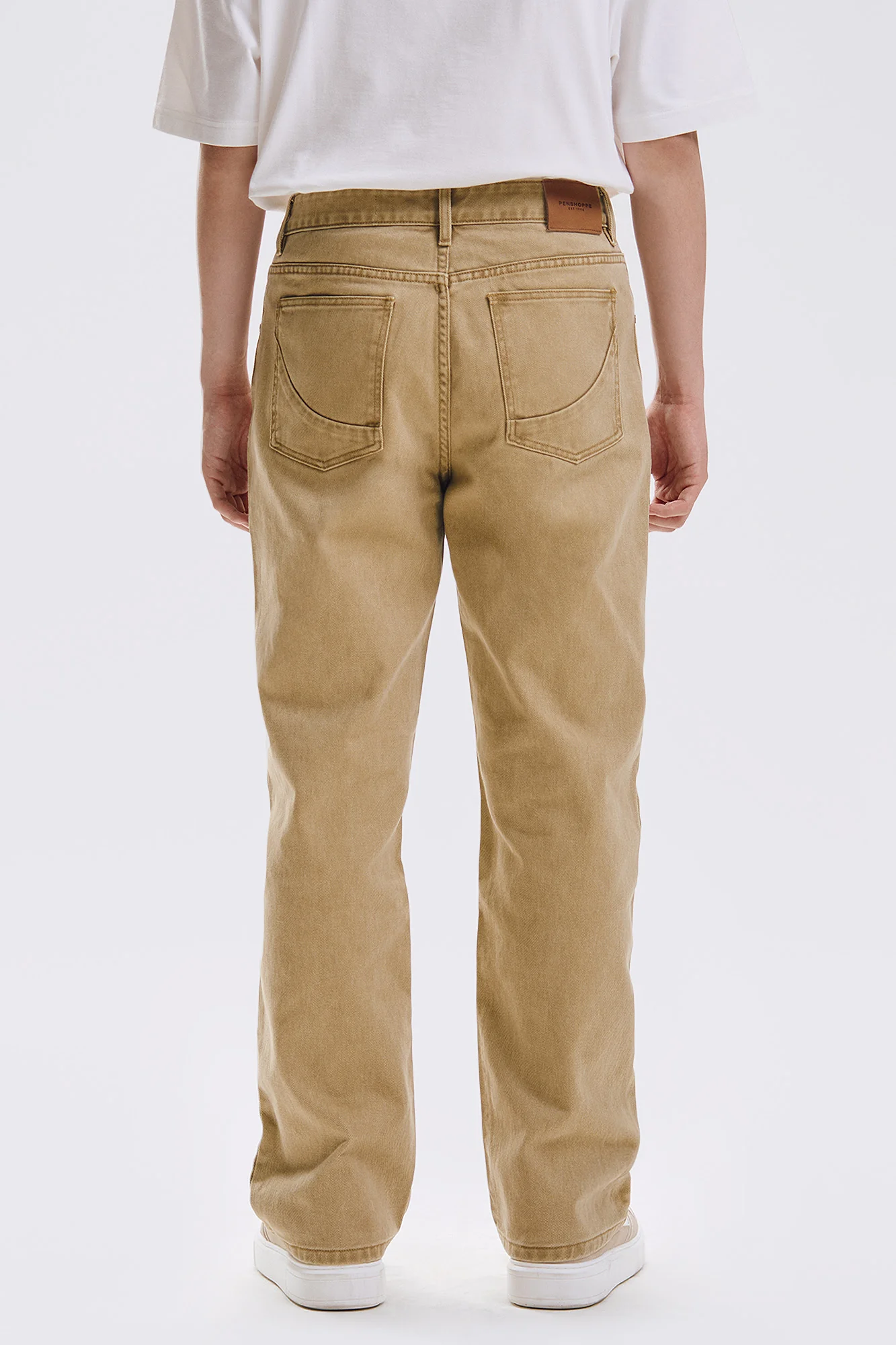Straight Fit Colored Denim Jeans - Image 4