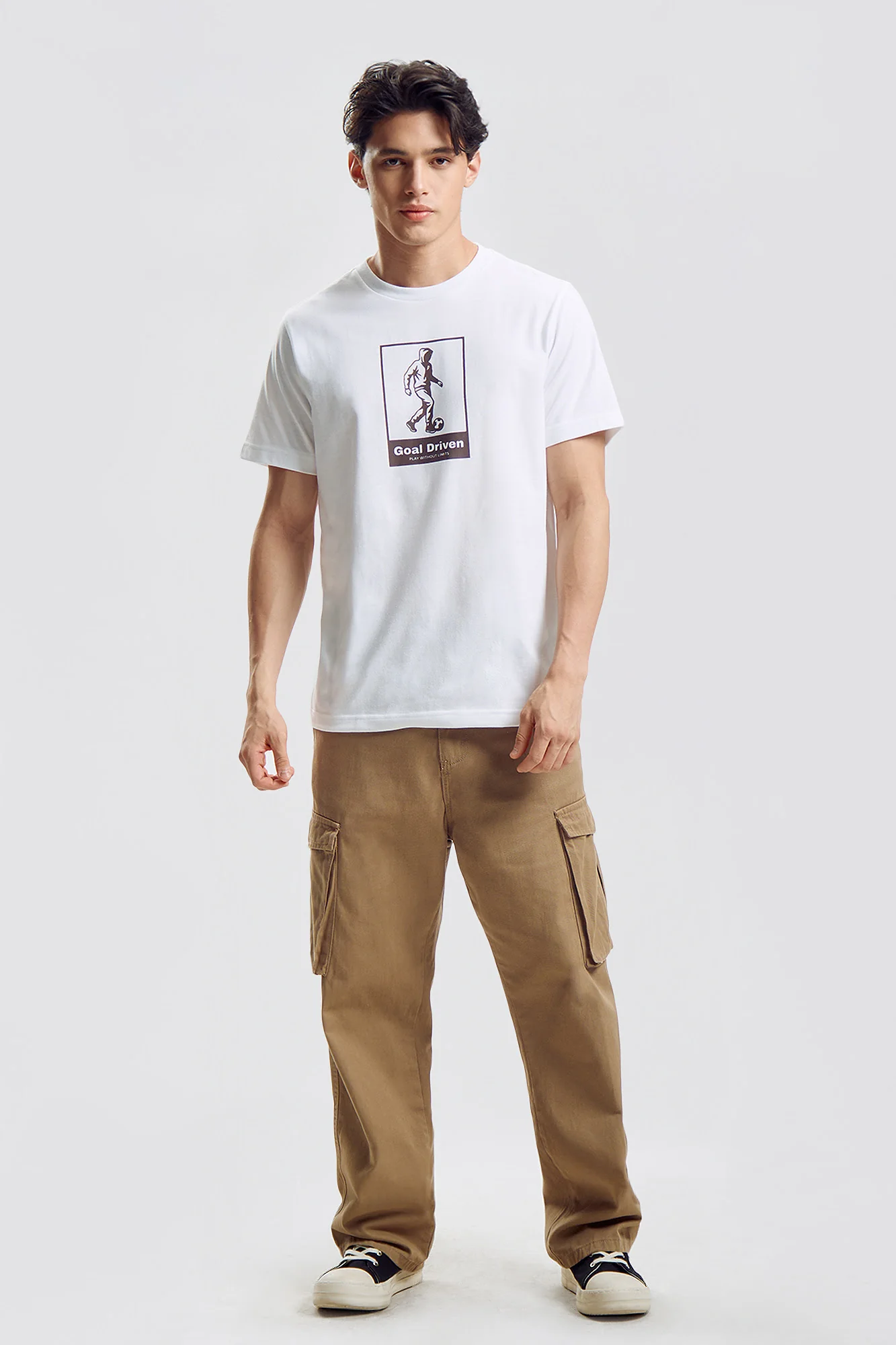 Straight Fit Washed Cargo Pants - Image 5