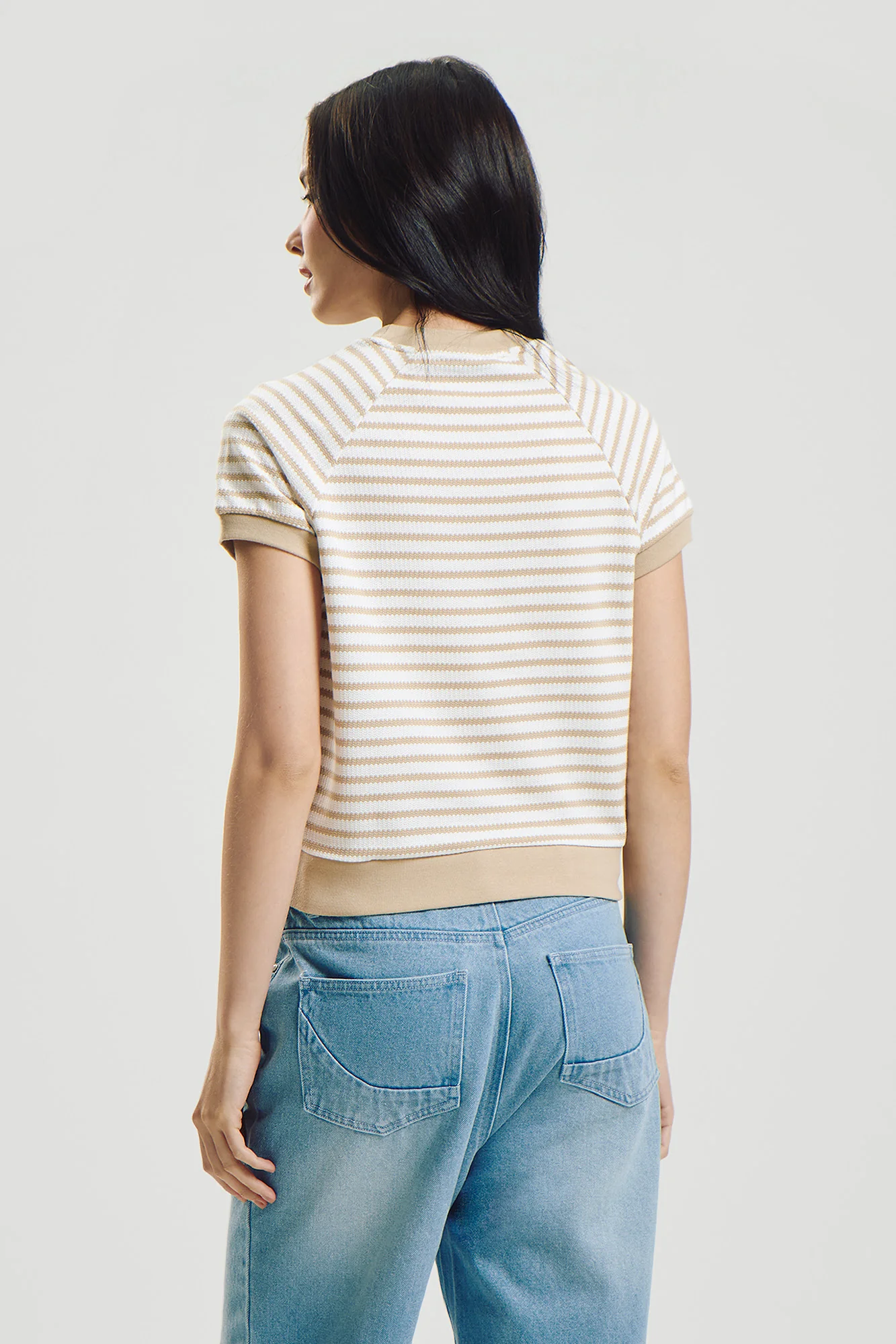 Striped Crochet Top - Image 3