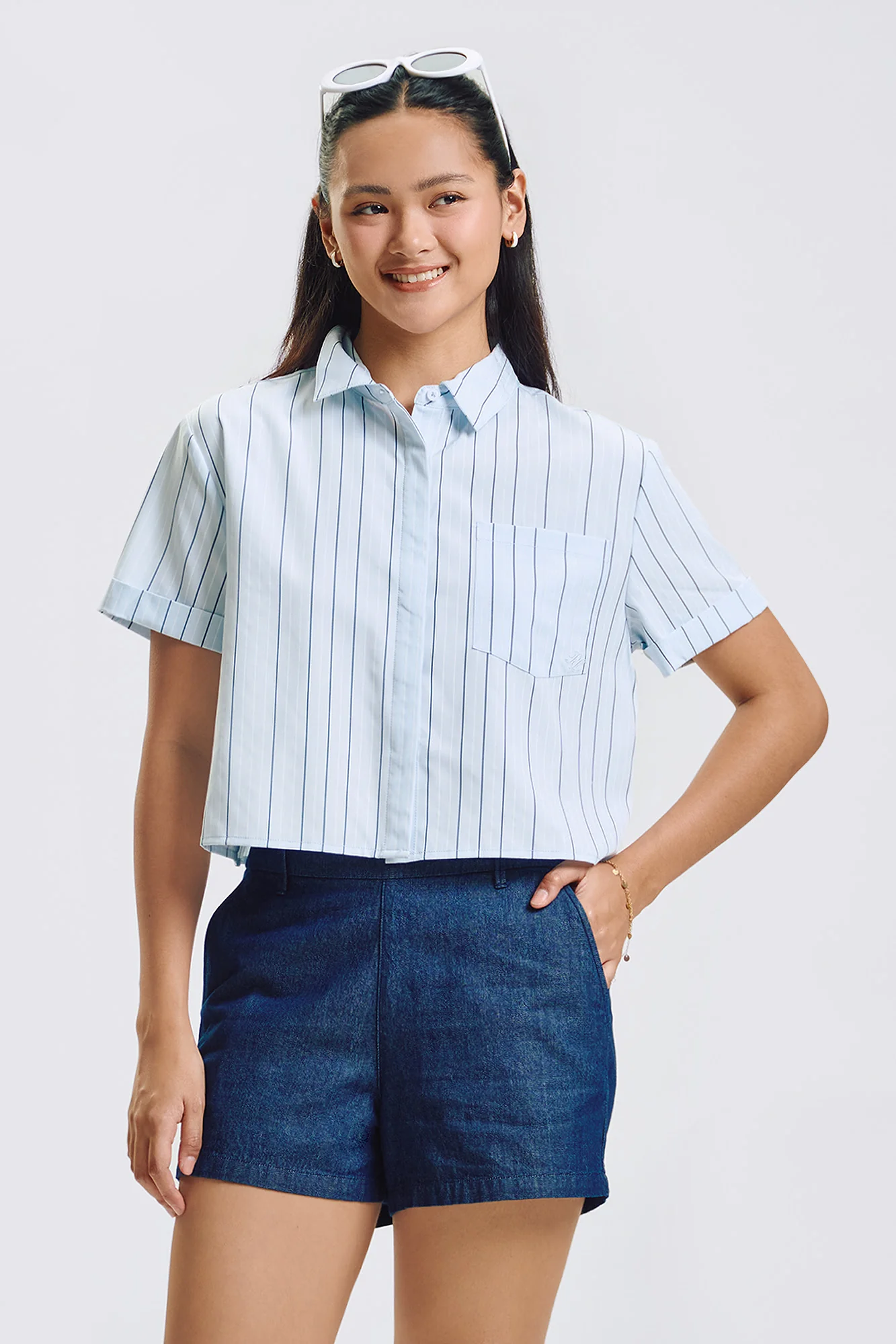 Striped Oxford Relaxed Shirt